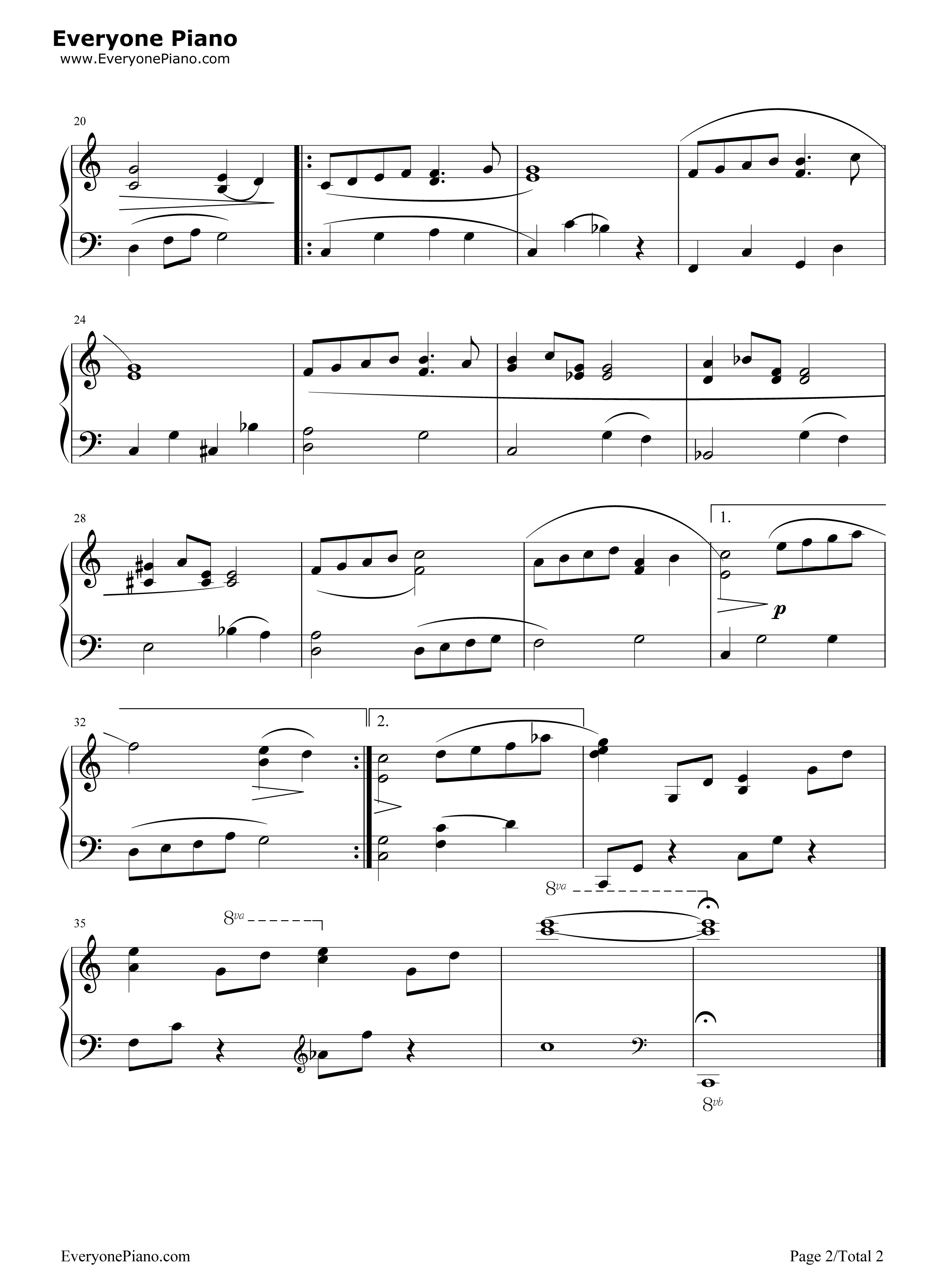 Where_is_love钢琴谱_Joseph_McManners__Mark_Lester