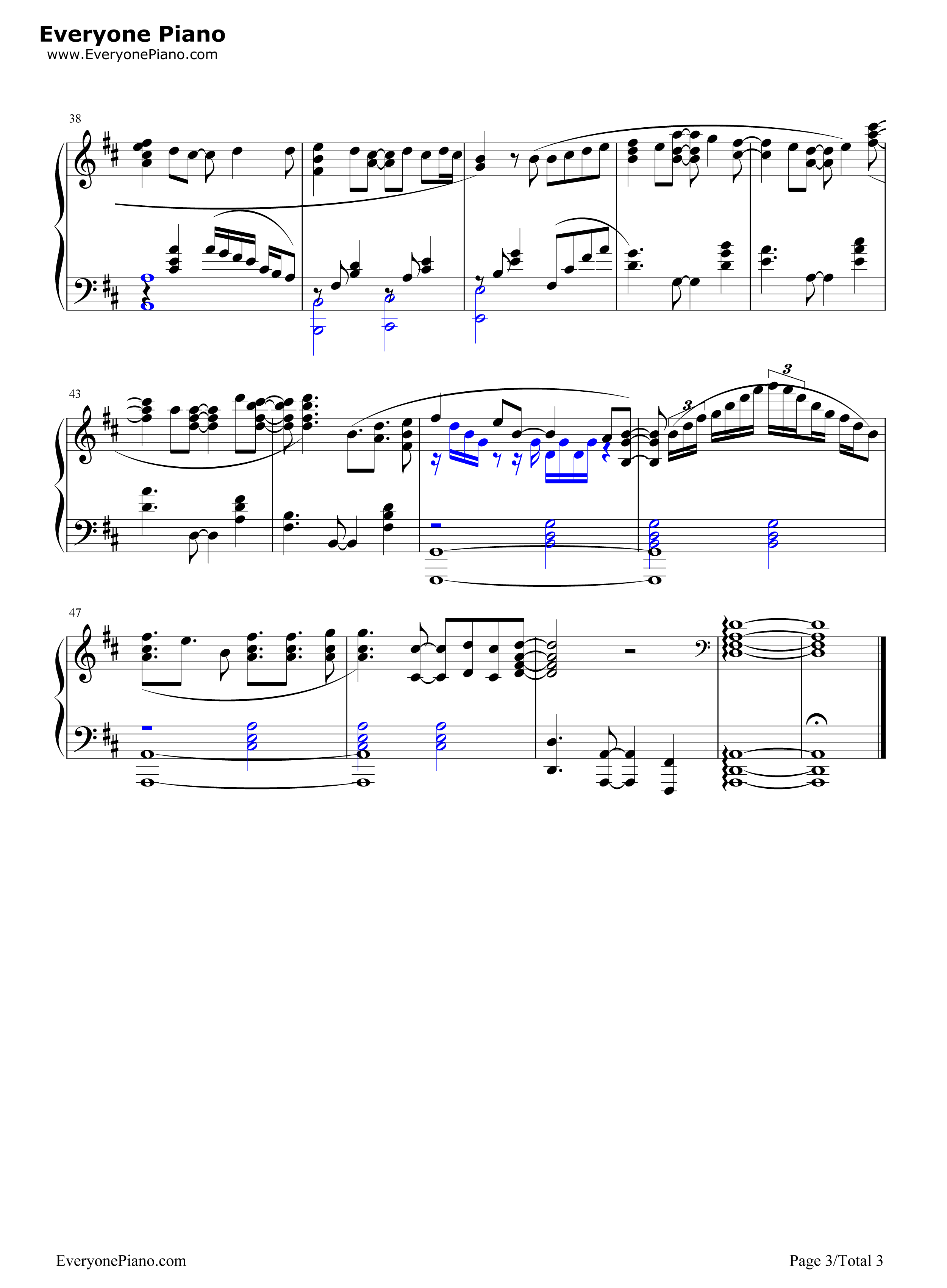 トナリアウ钢琴谱_THE_ORAL_CIGARETTES