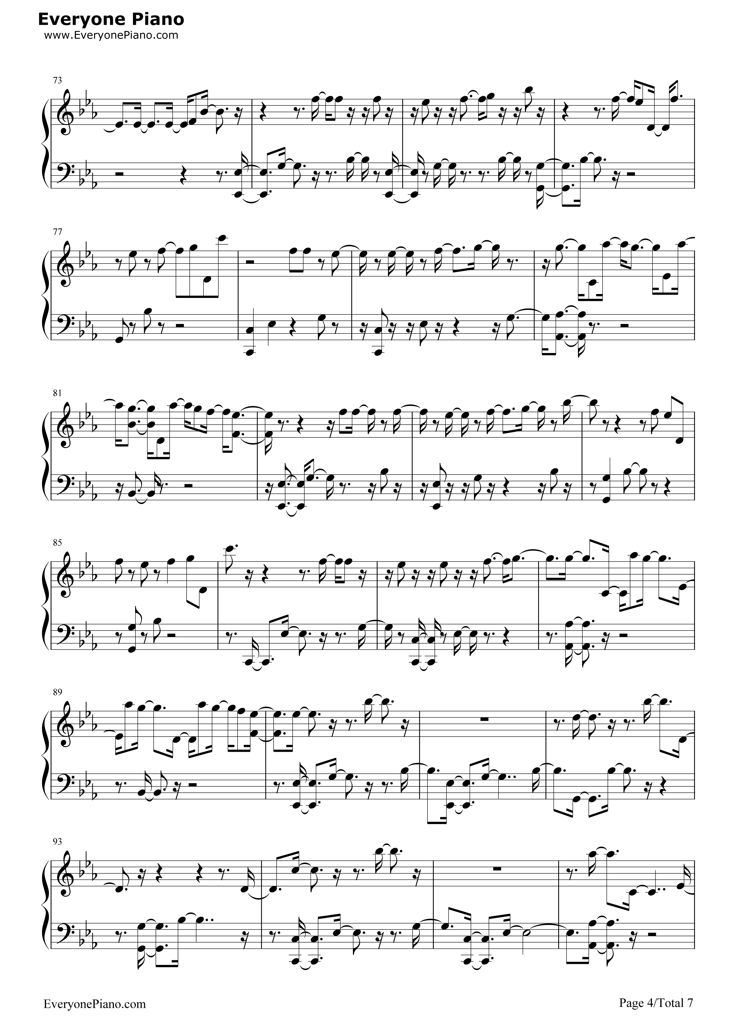 To_Be_Human钢琴谱_Sia_ft._Labrinth