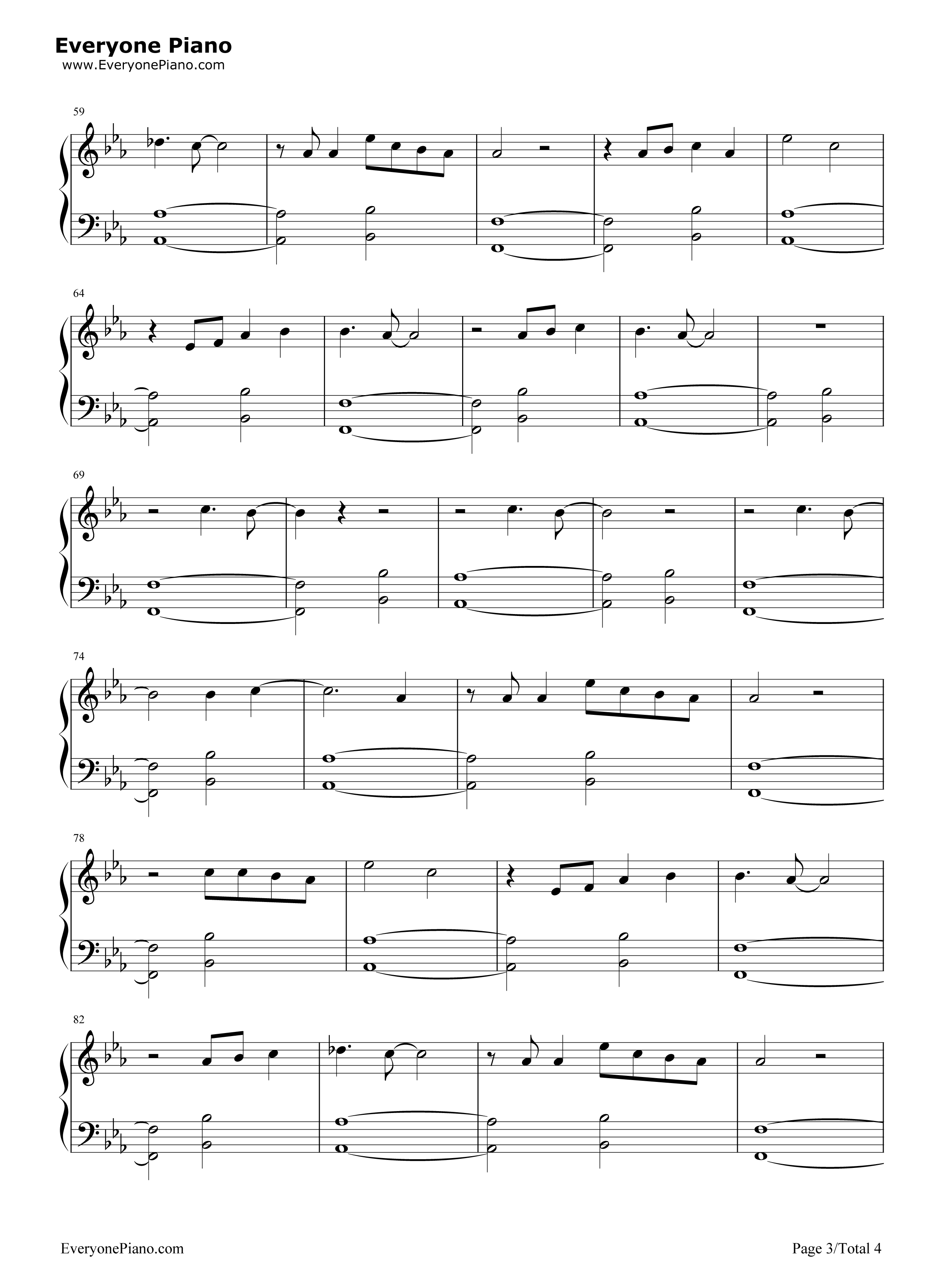 Torches钢琴谱_张杰