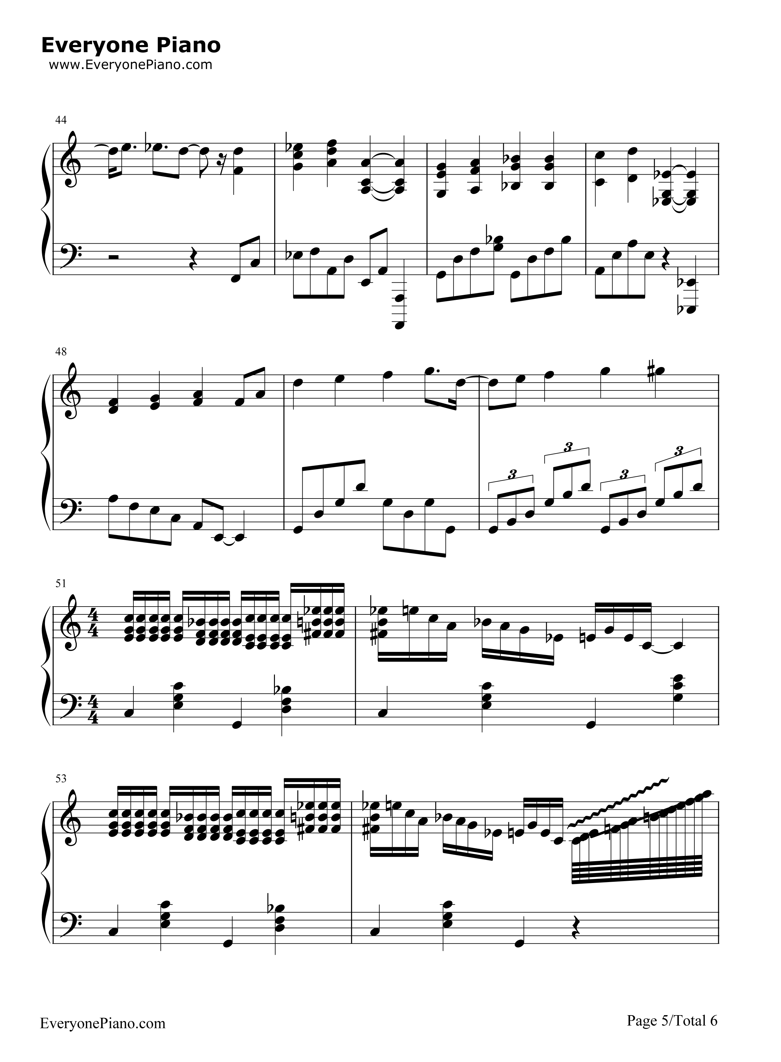 蓝色狂想曲钢琴谱_乔治·格什温__George_Gershwin