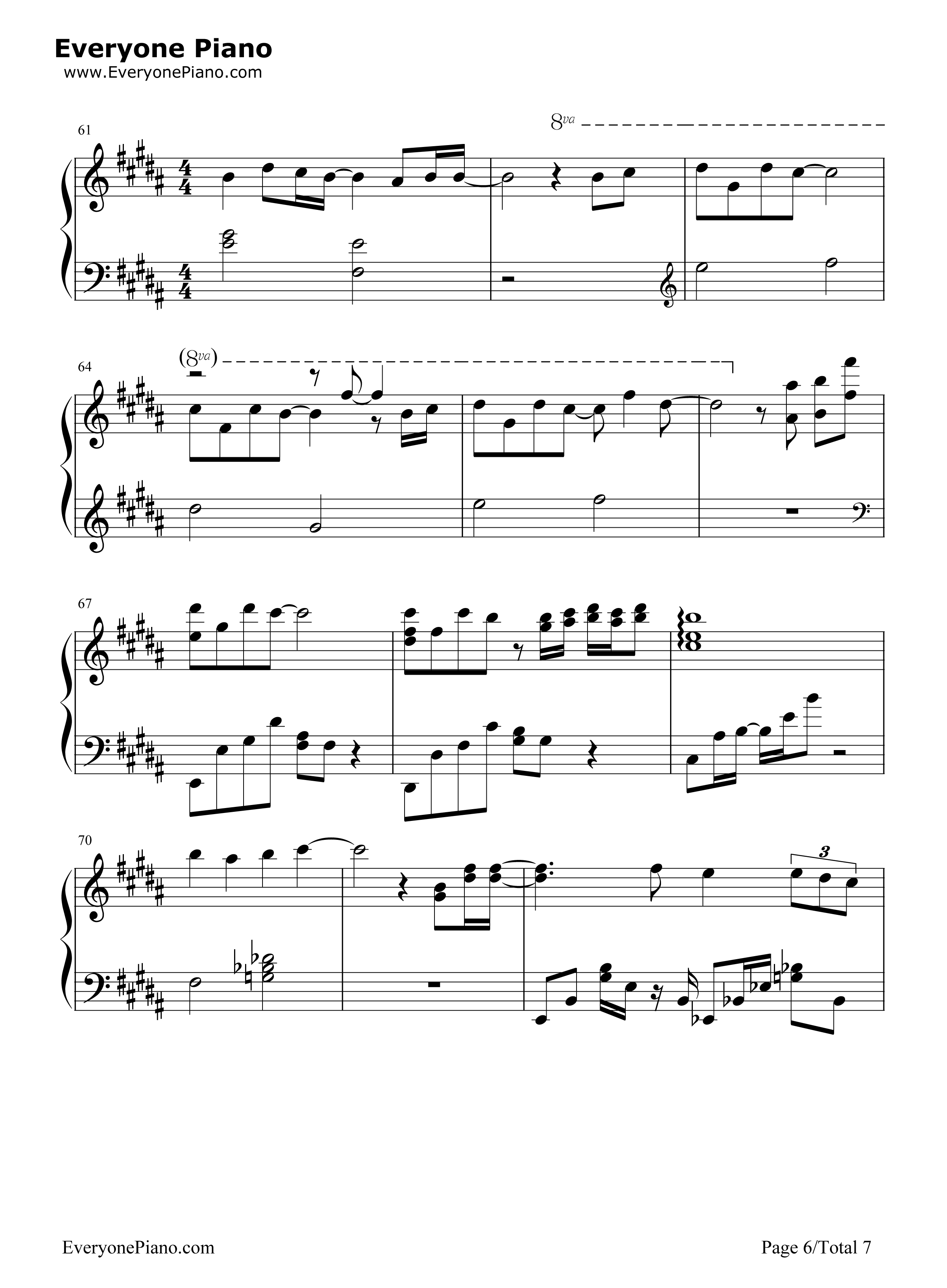 Only_Human钢琴谱_K(姜尹成)