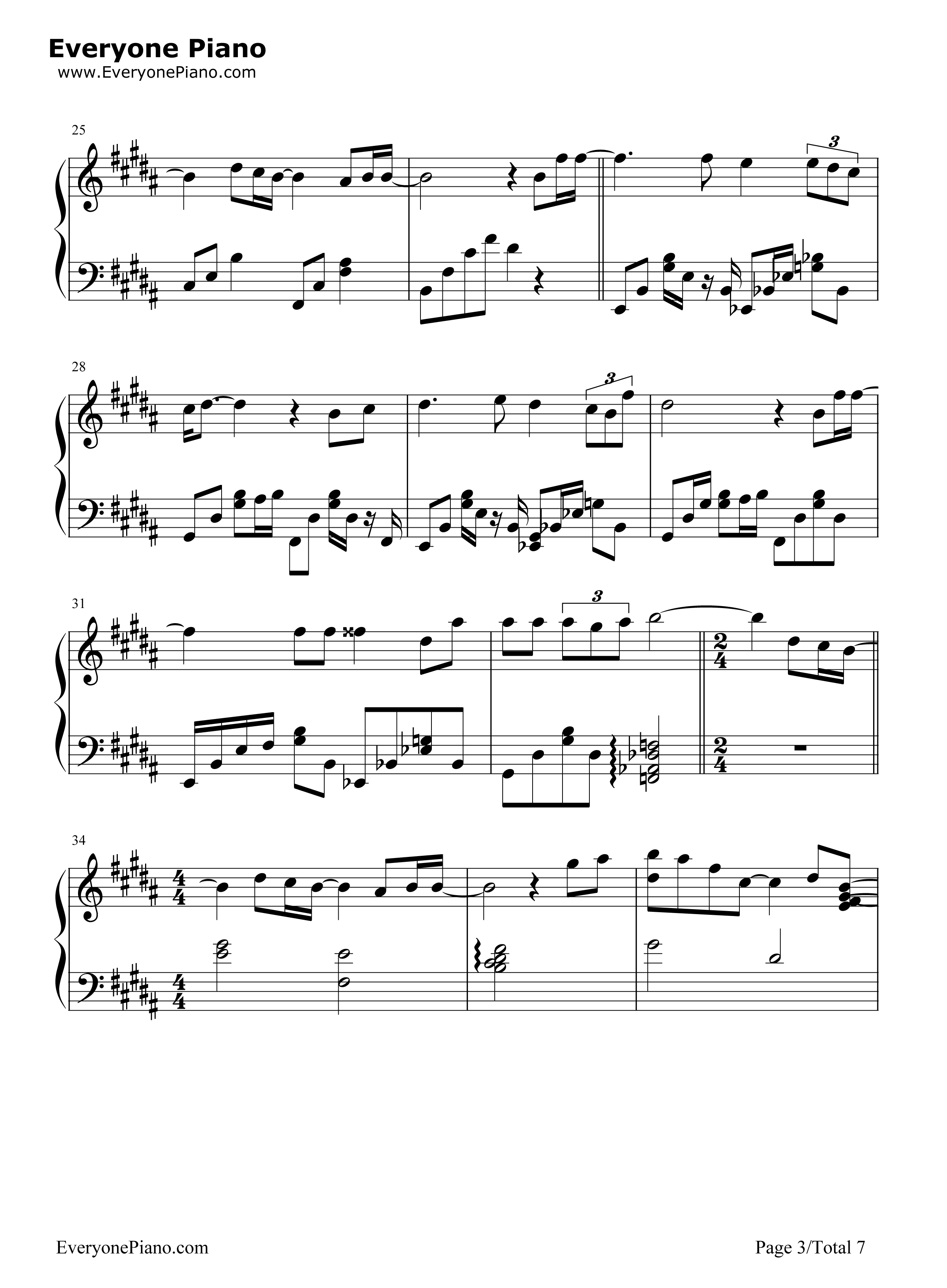 Only_Human钢琴谱_K(姜尹成)