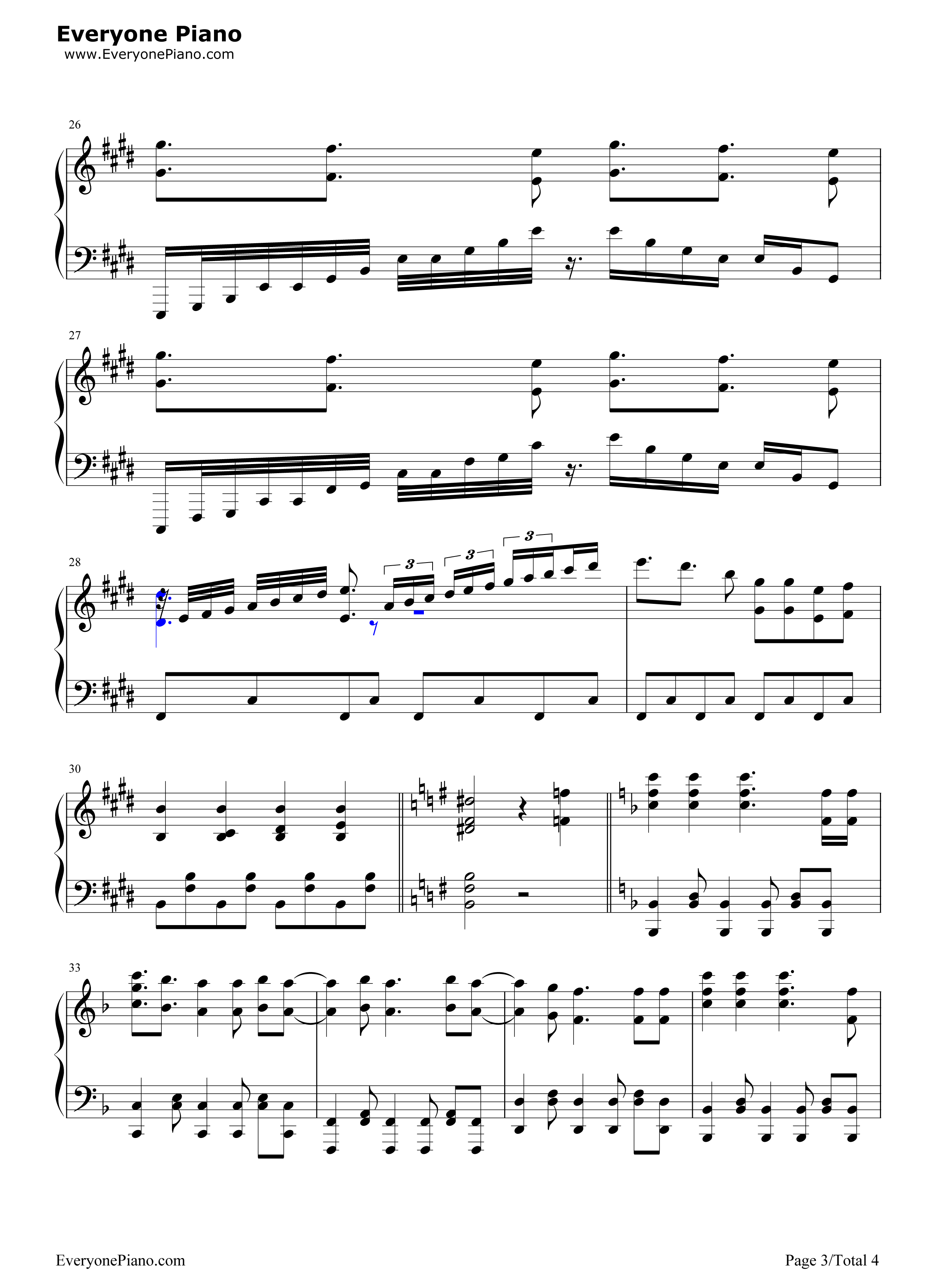 イマココ钢琴谱_东山奈央