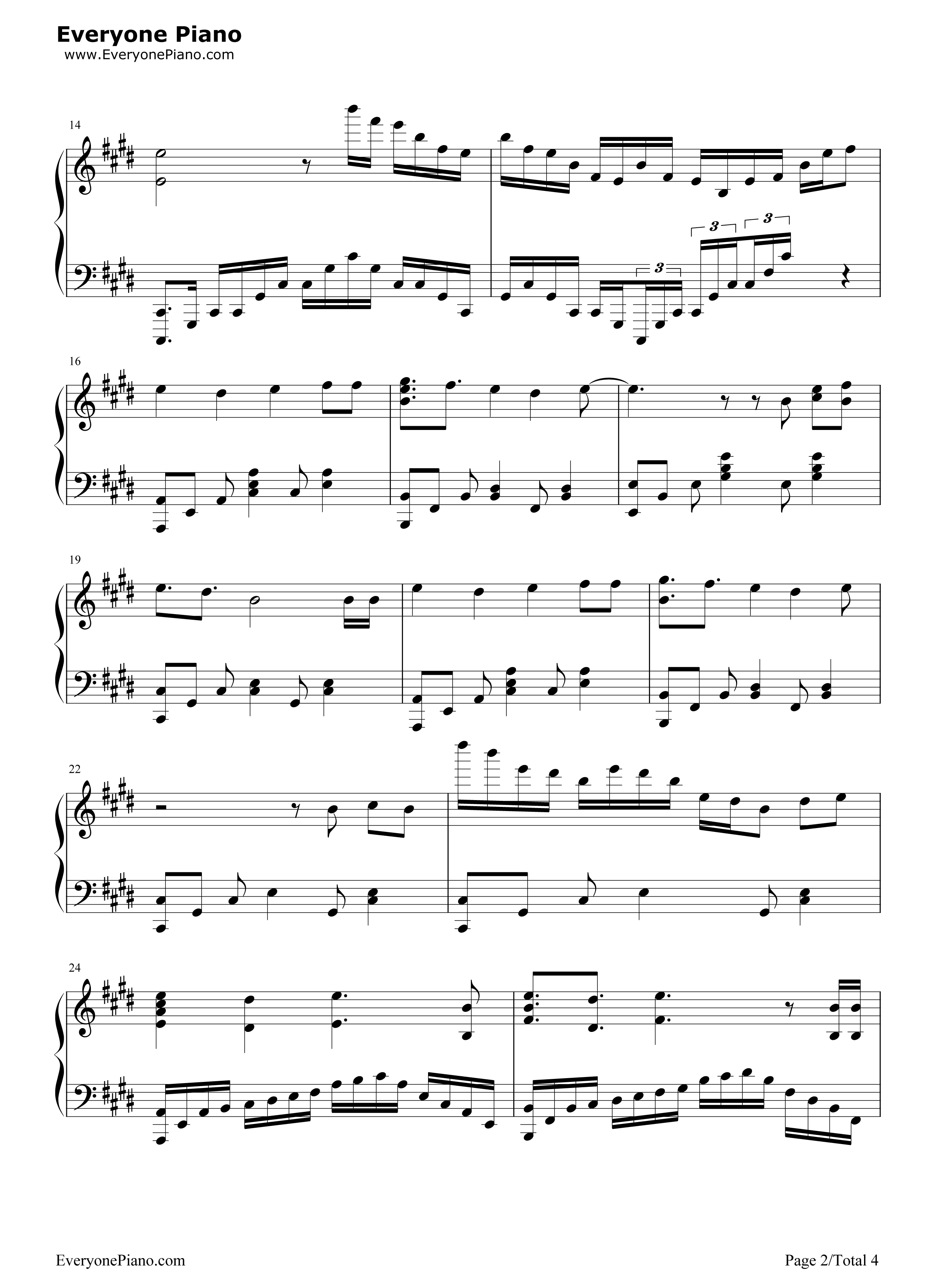 イマココ钢琴谱_东山奈央