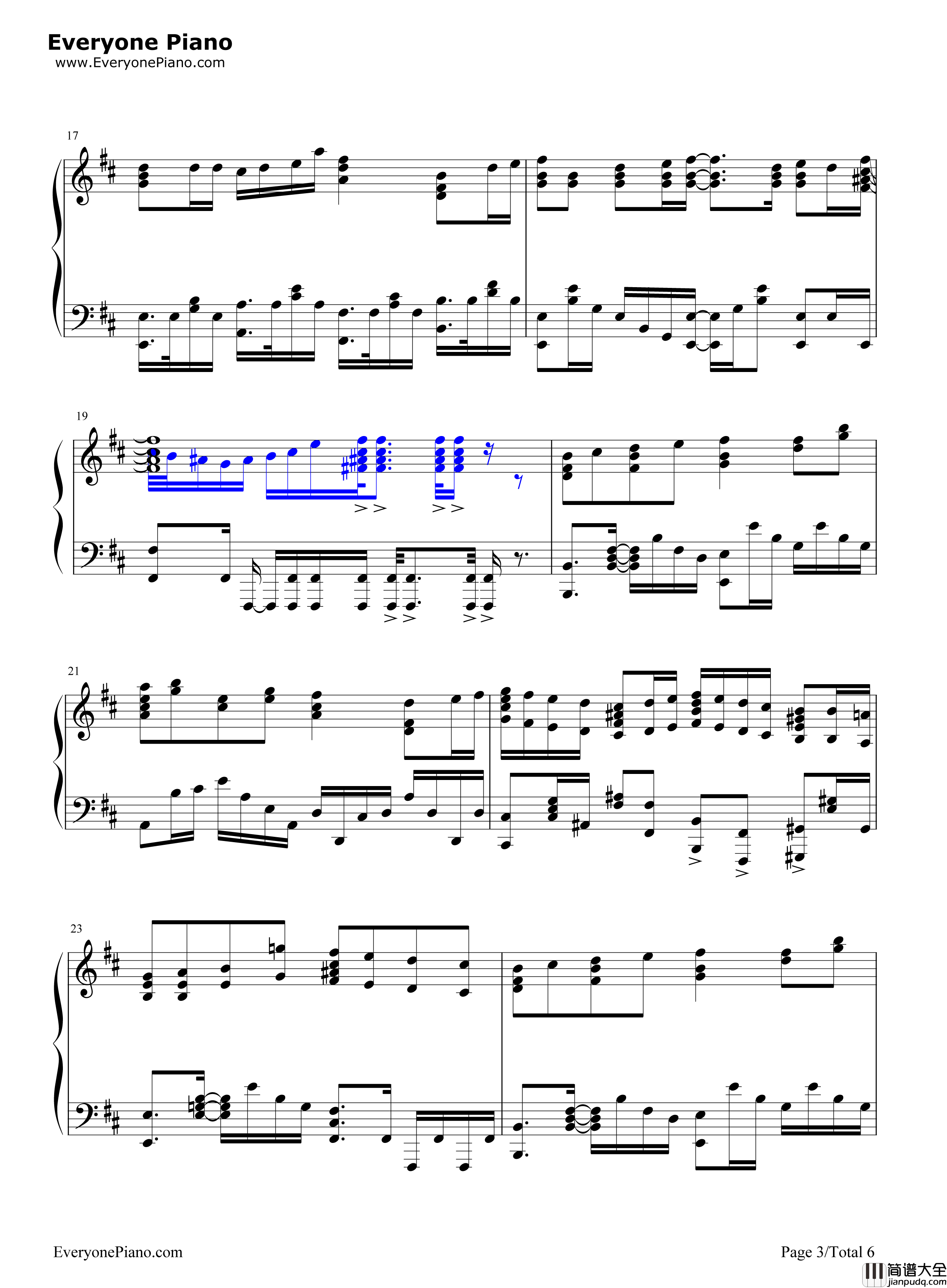 热情のスペクトラム钢琴谱_生物股长