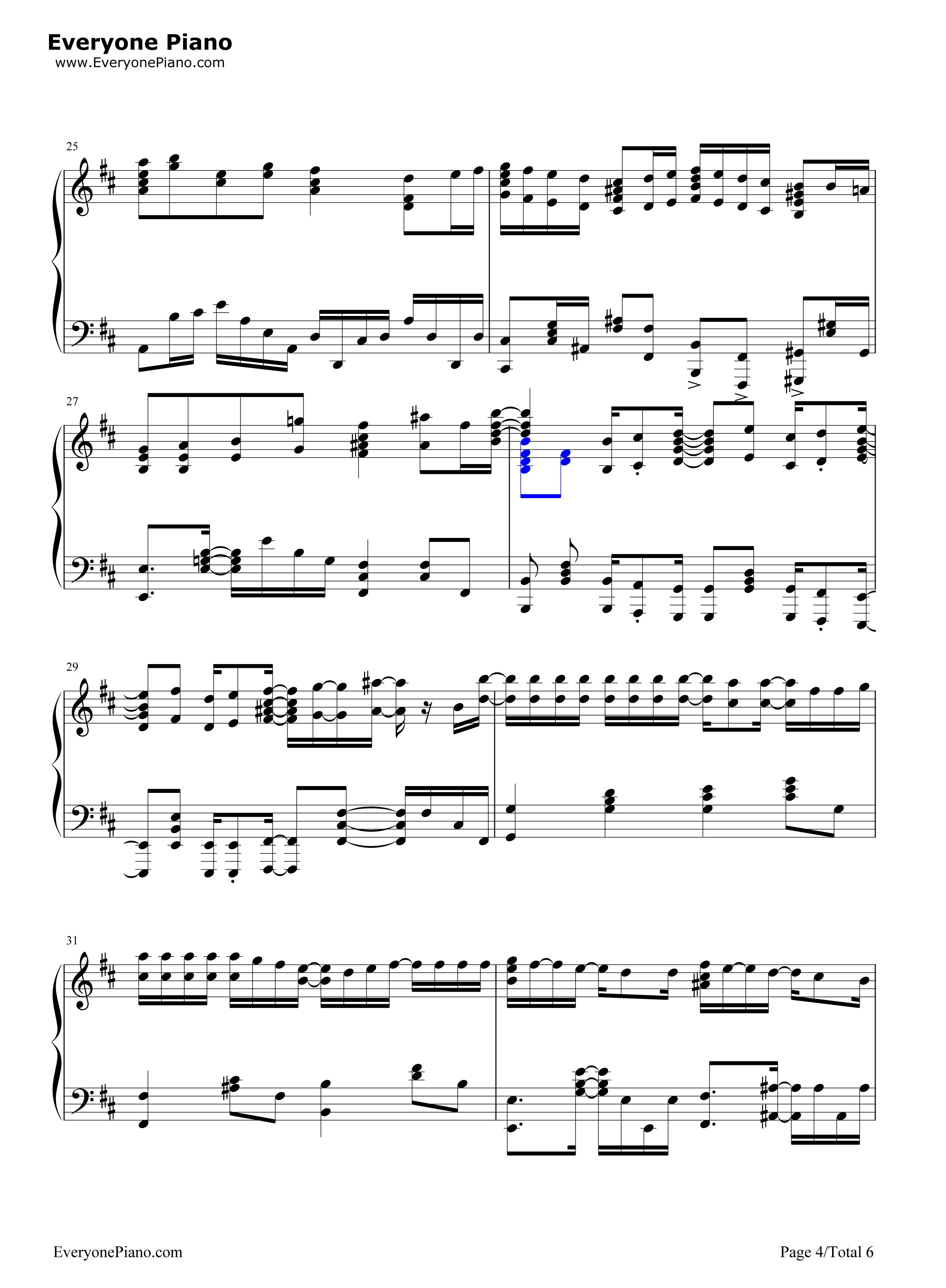 热情のスペクトラム钢琴谱_生物股长