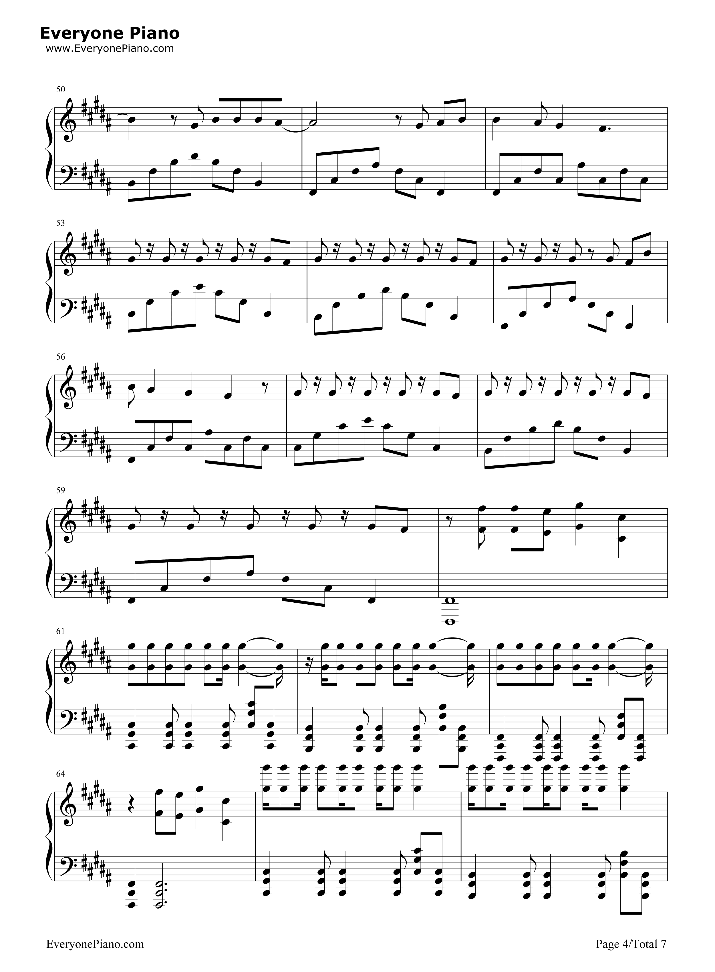 The_Fox钢琴谱_Ylvis