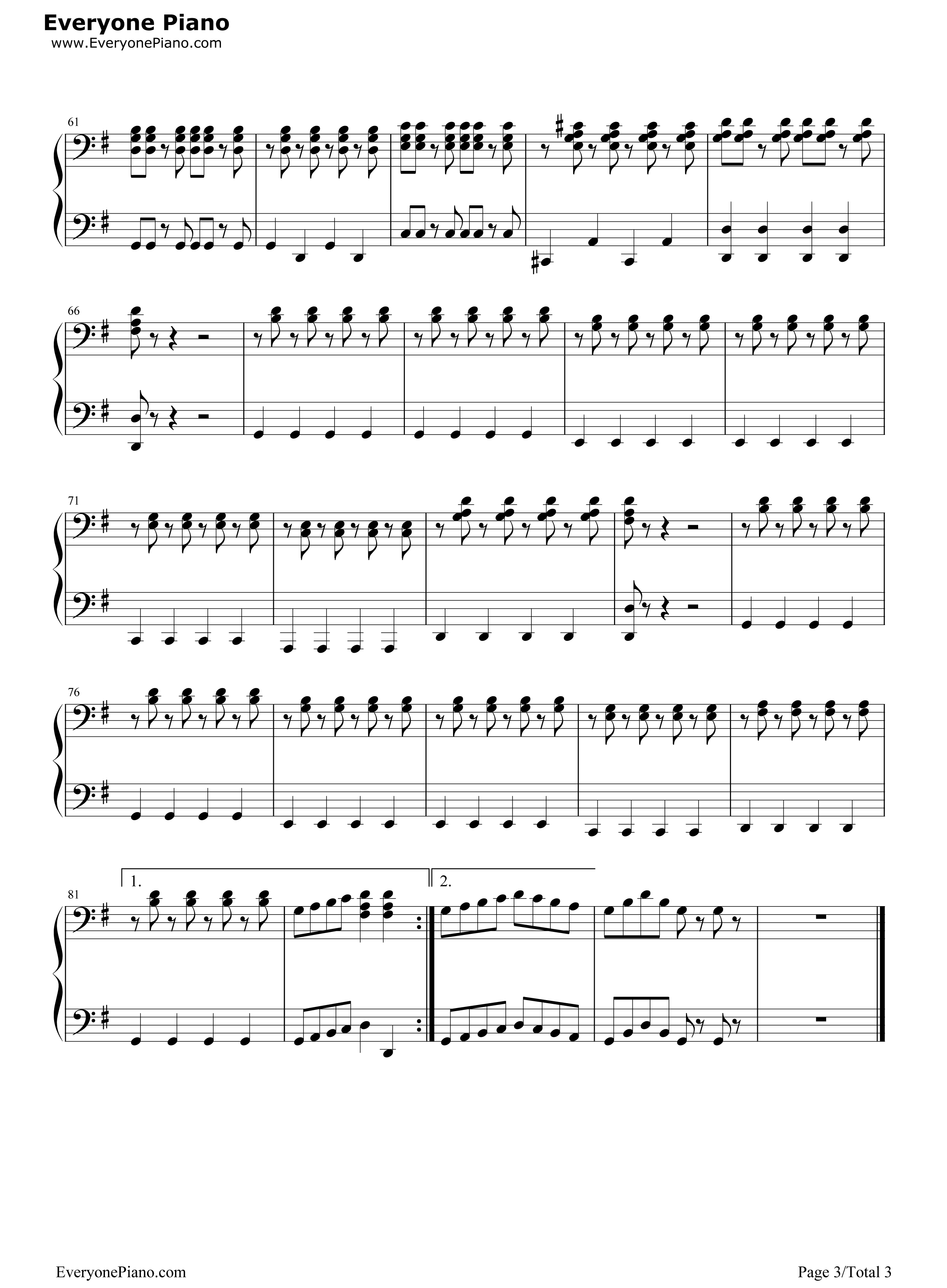 大家来跳舞钢琴谱_B.B.QUEENS