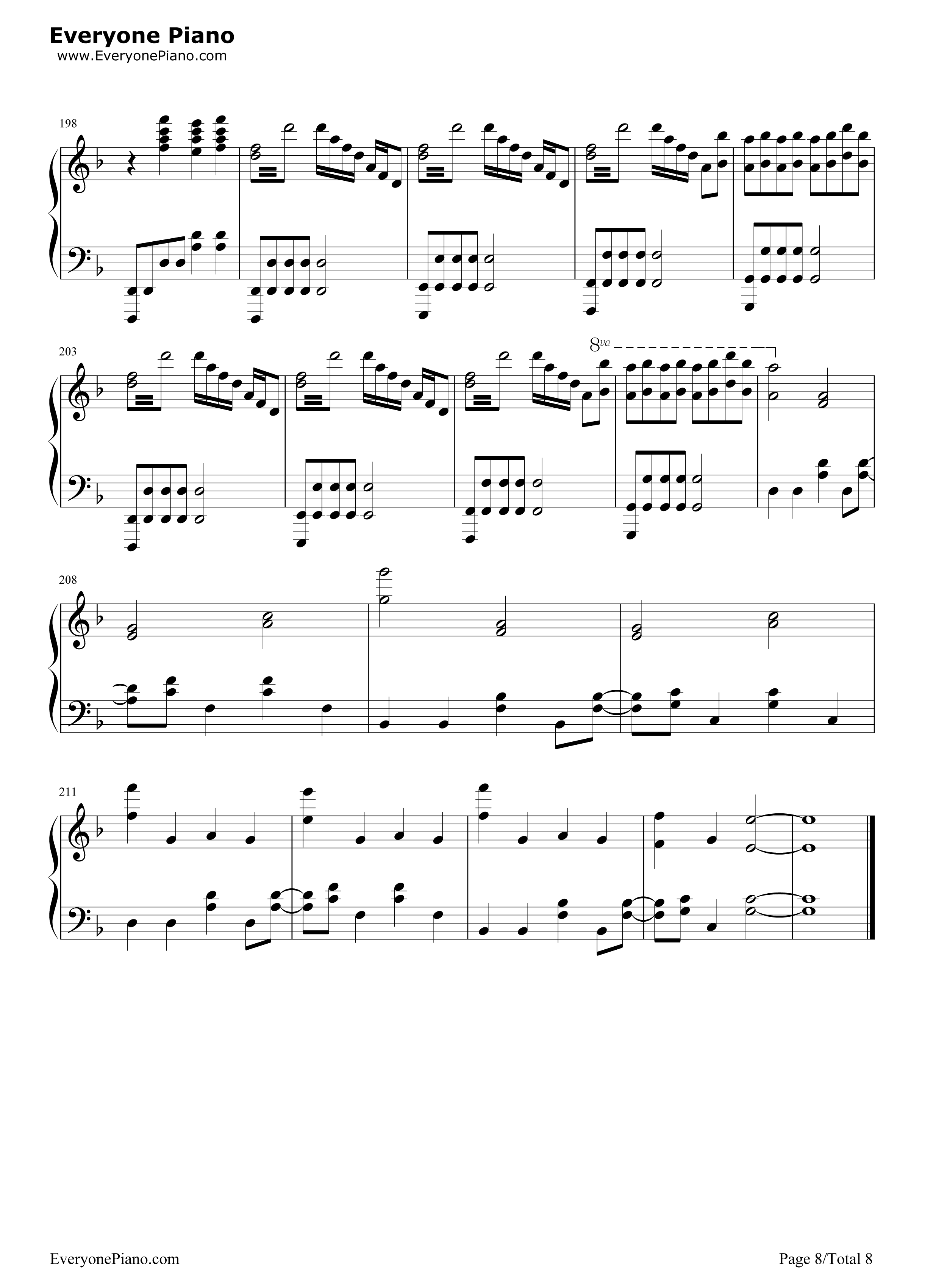 Signal钢琴谱_TK_from_凛として时雨