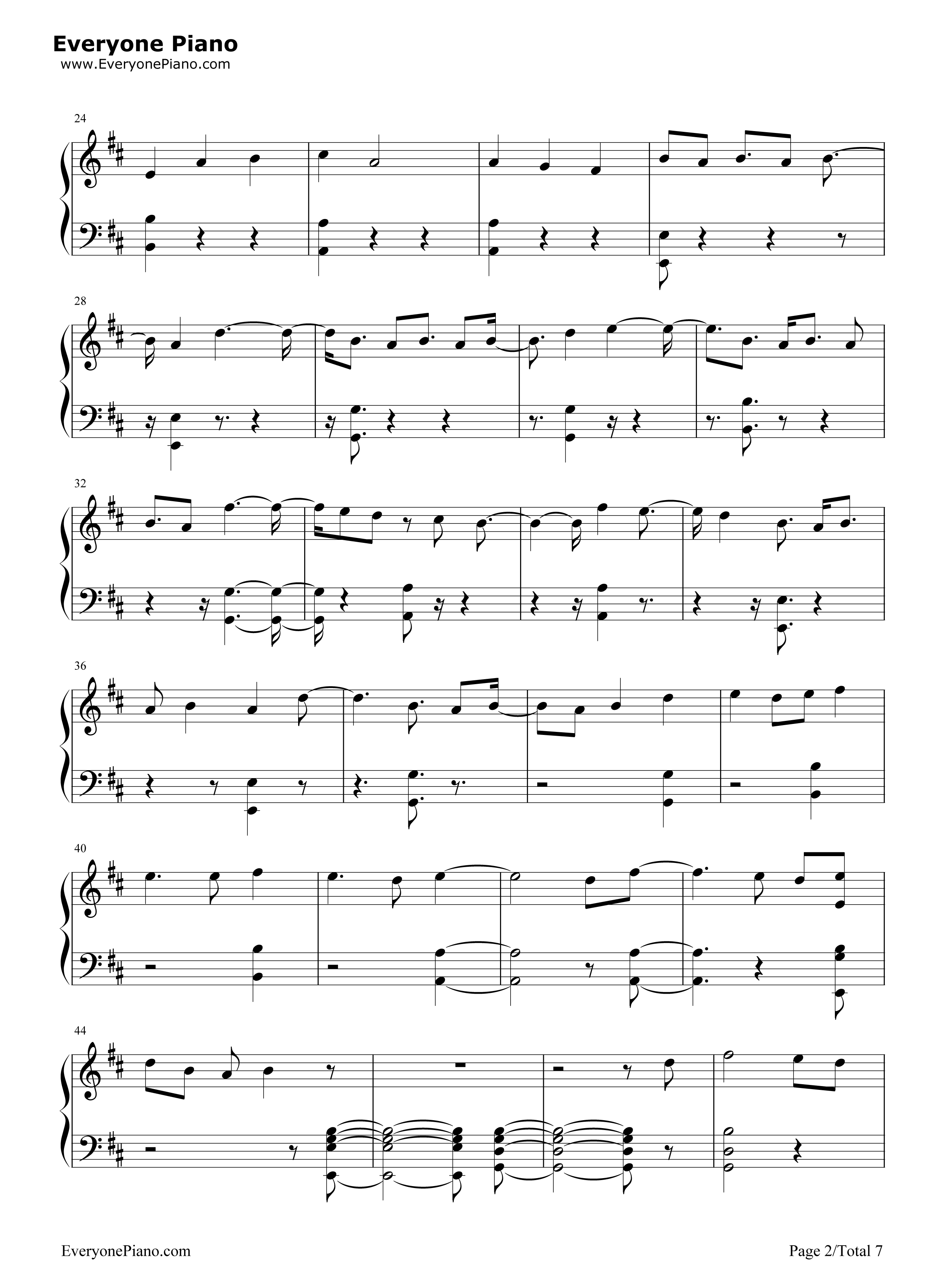 One_Woman_Man钢琴谱_John_Legend