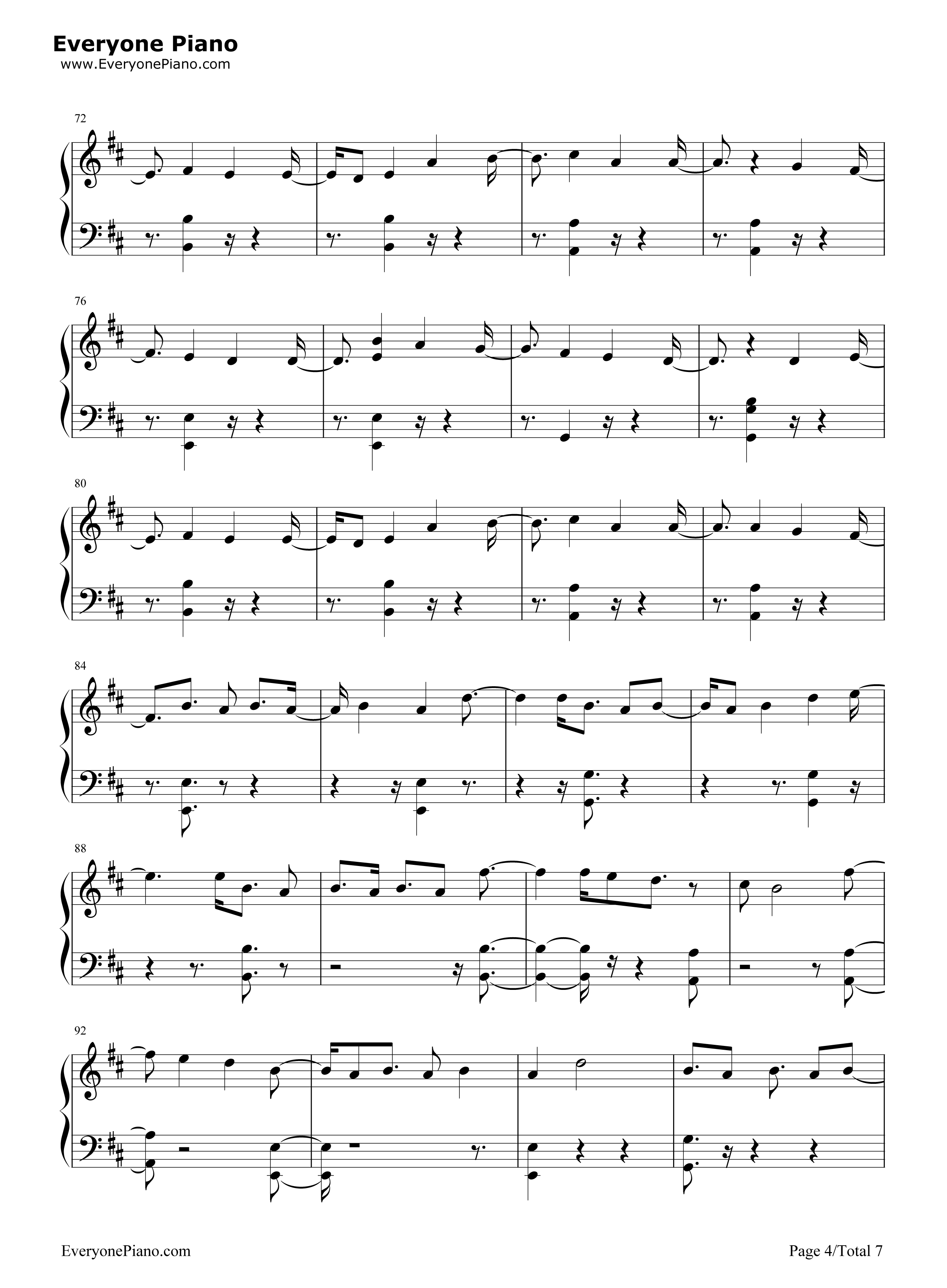 One_Woman_Man钢琴谱_John_Legend