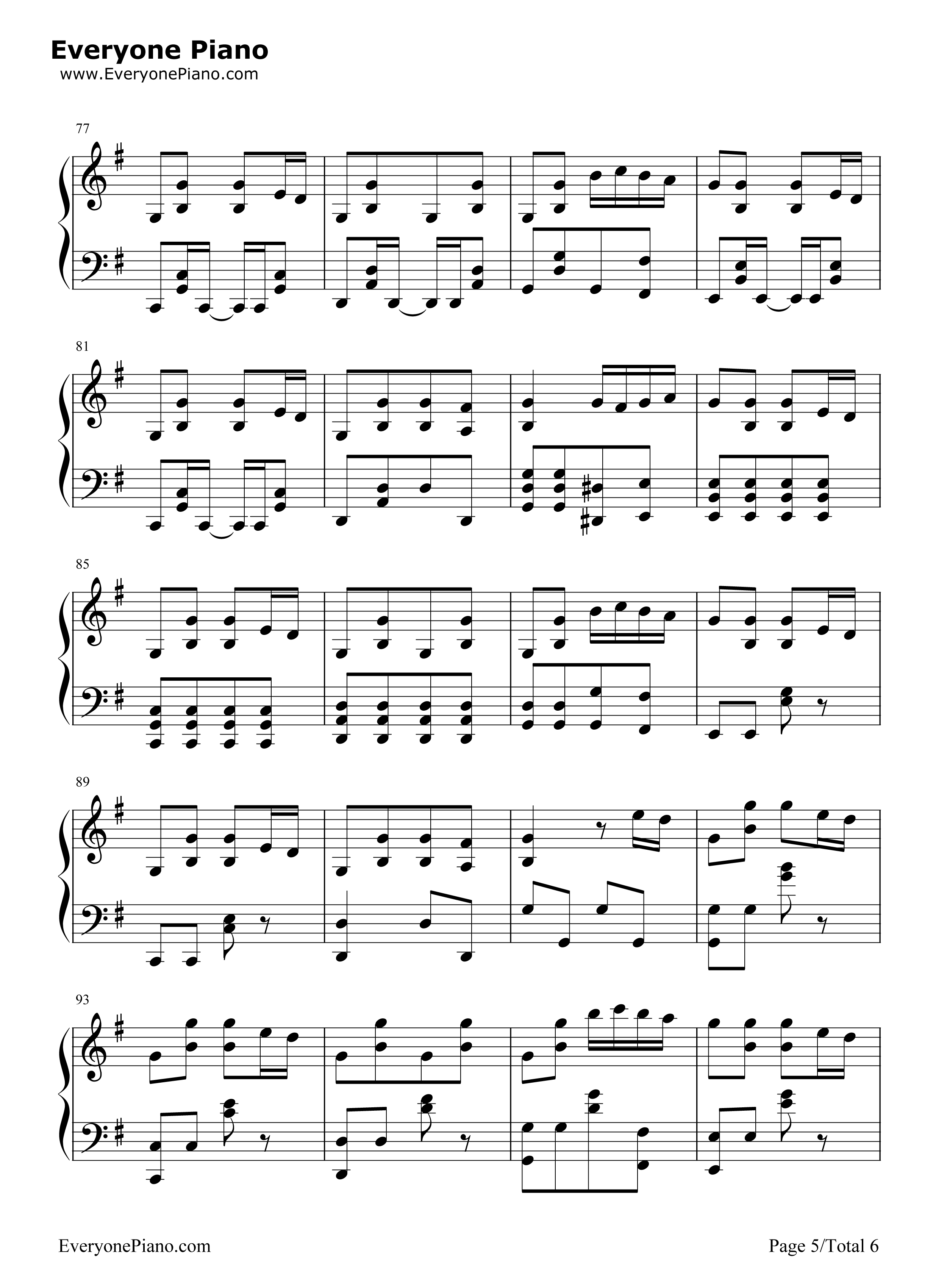 ねこふんじゃった钢琴谱_未知