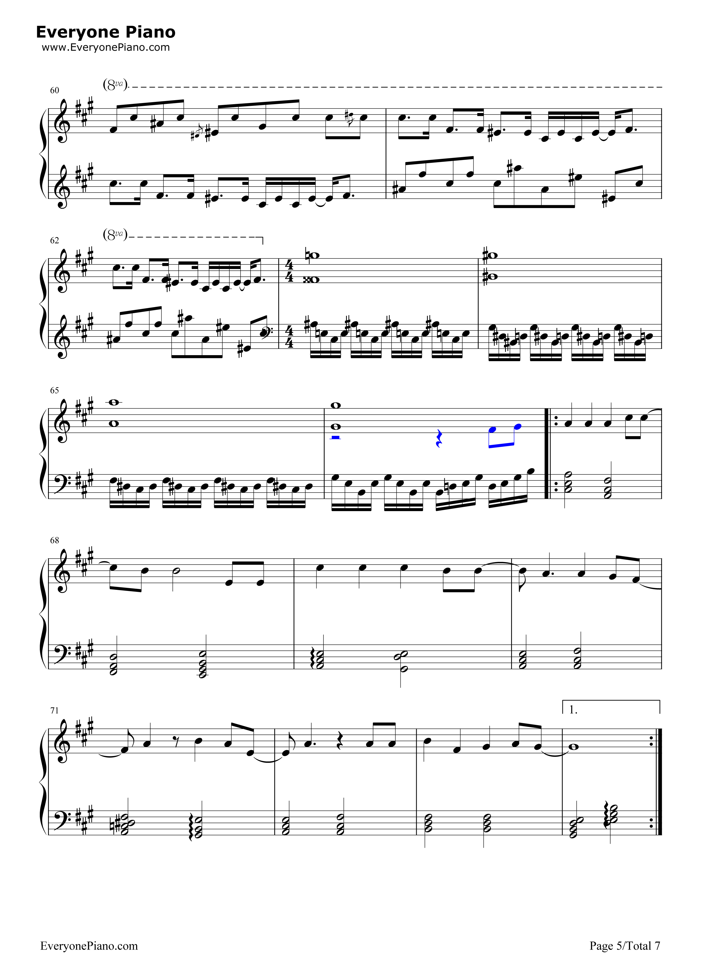 奇迹再现钢琴谱_毛华锋