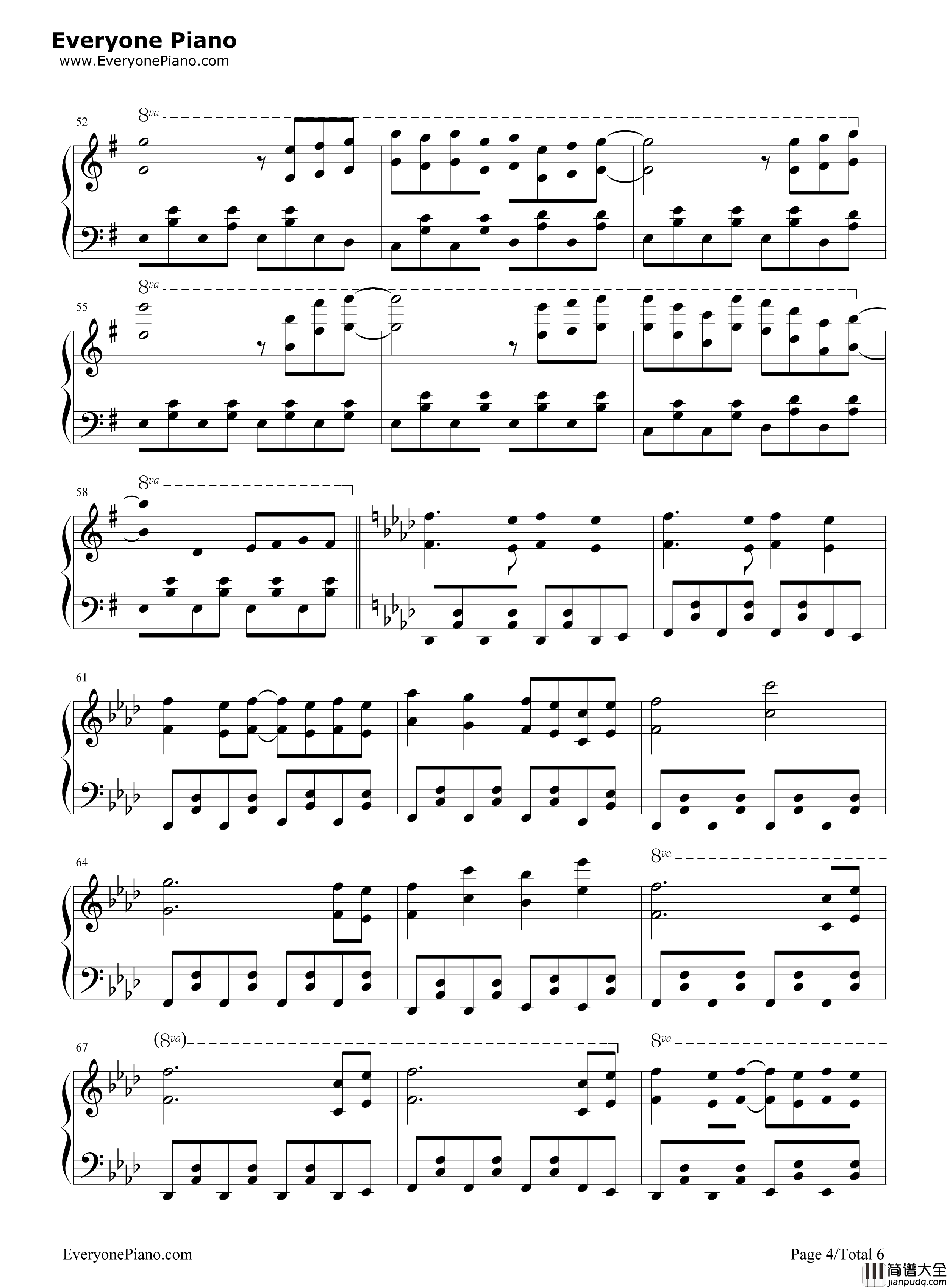 幽雅に咲かせ_墨染の桜_~_Border_of_Life钢琴谱_东方Project