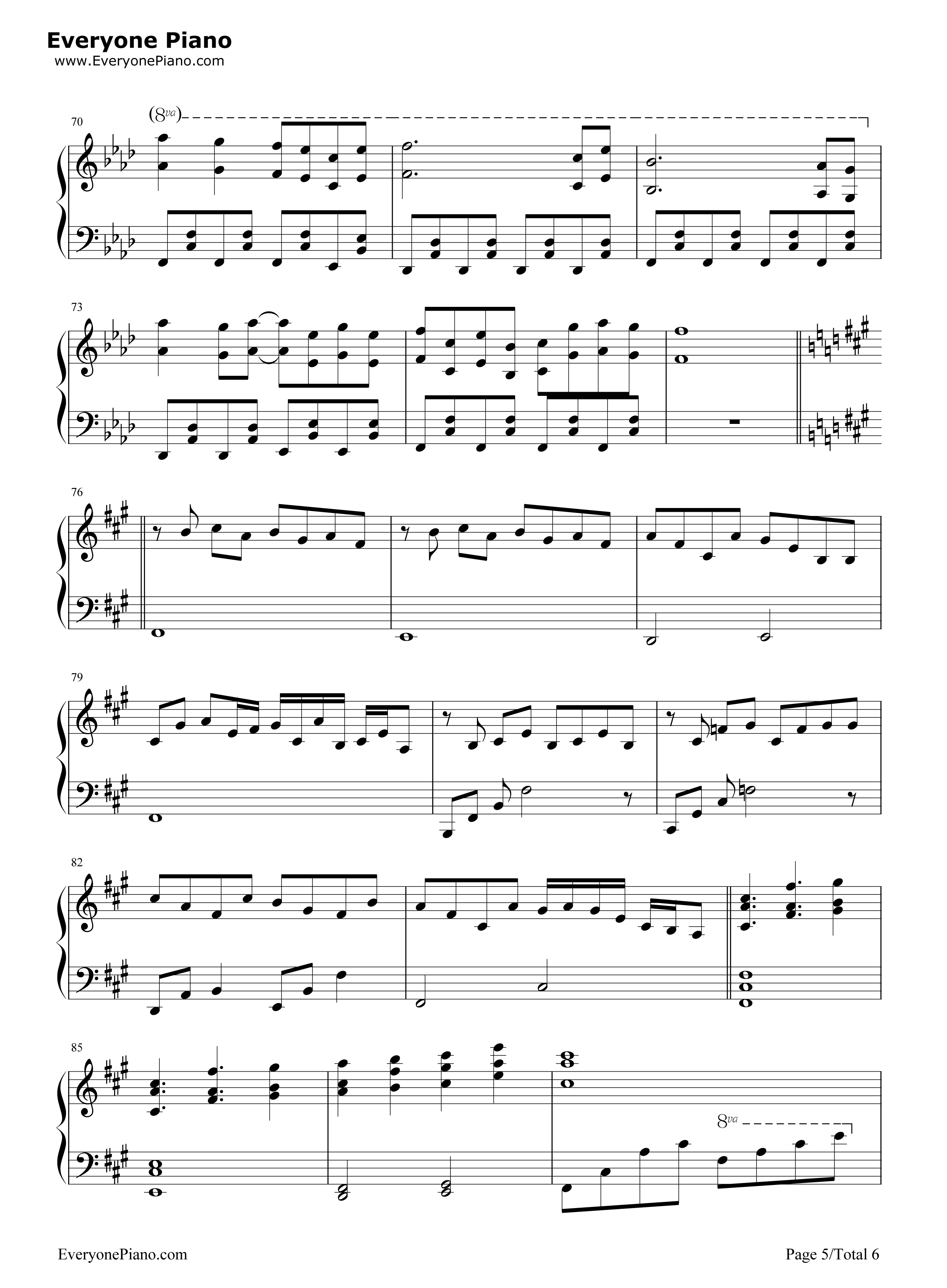 幽雅に咲かせ_墨染の桜_~_Border_of_Life钢琴谱_东方Project