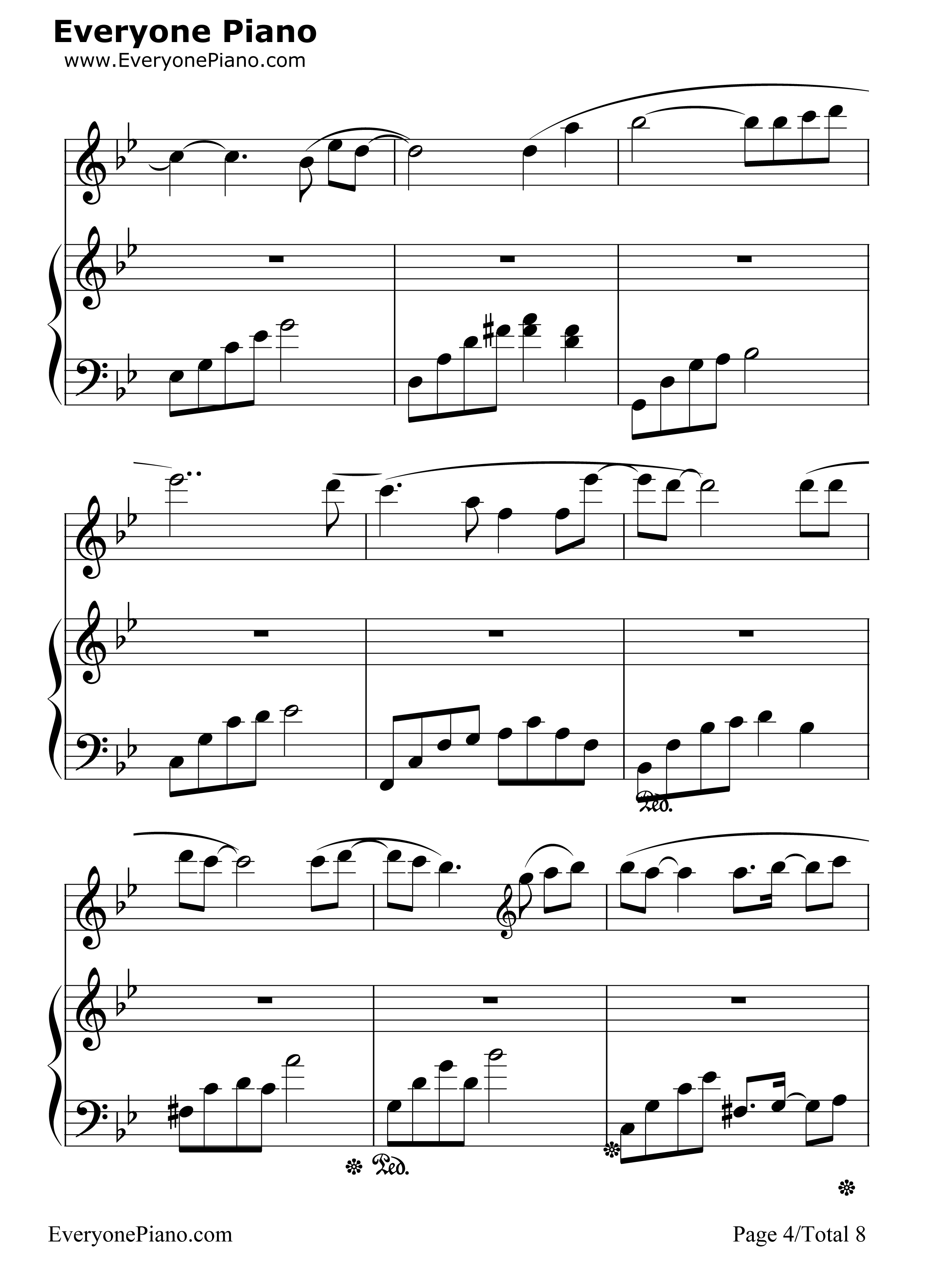 枯叶蝶钢琴谱_许艺娜