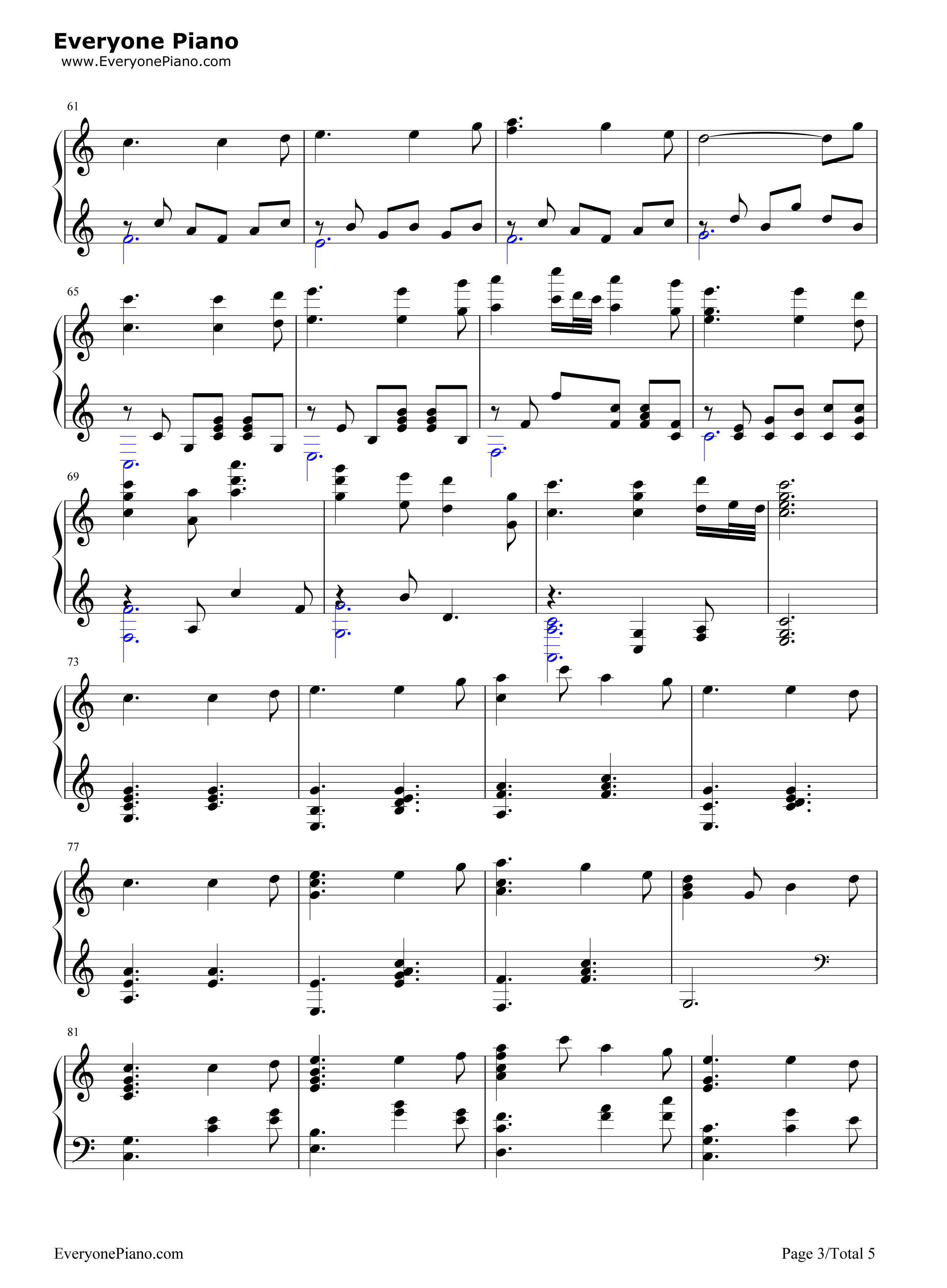 ちいさな冒険者钢琴谱_雨宫天_高桥李依_茅野爱衣