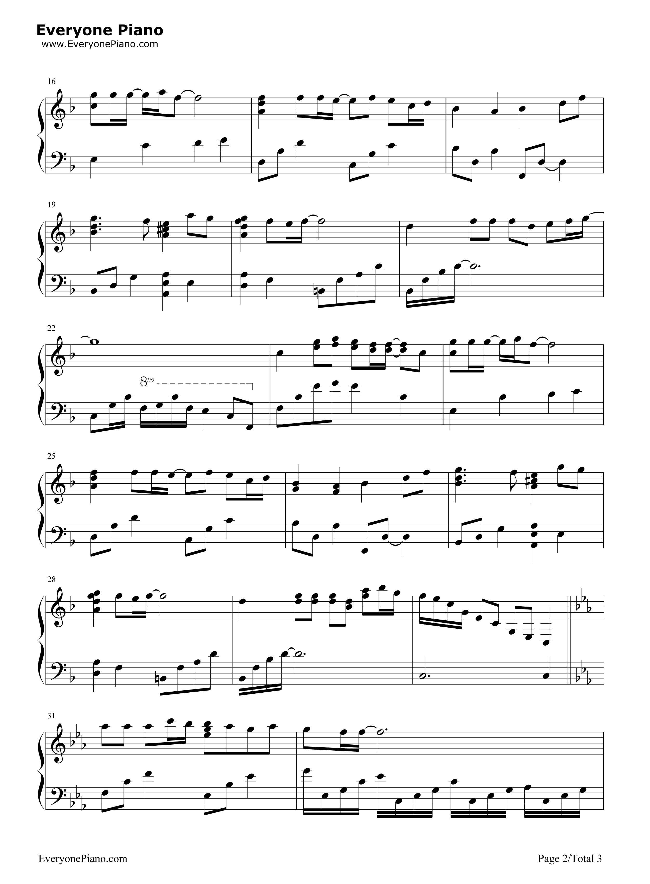 Sincerely_~Ever_Dream~钢琴谱_dream