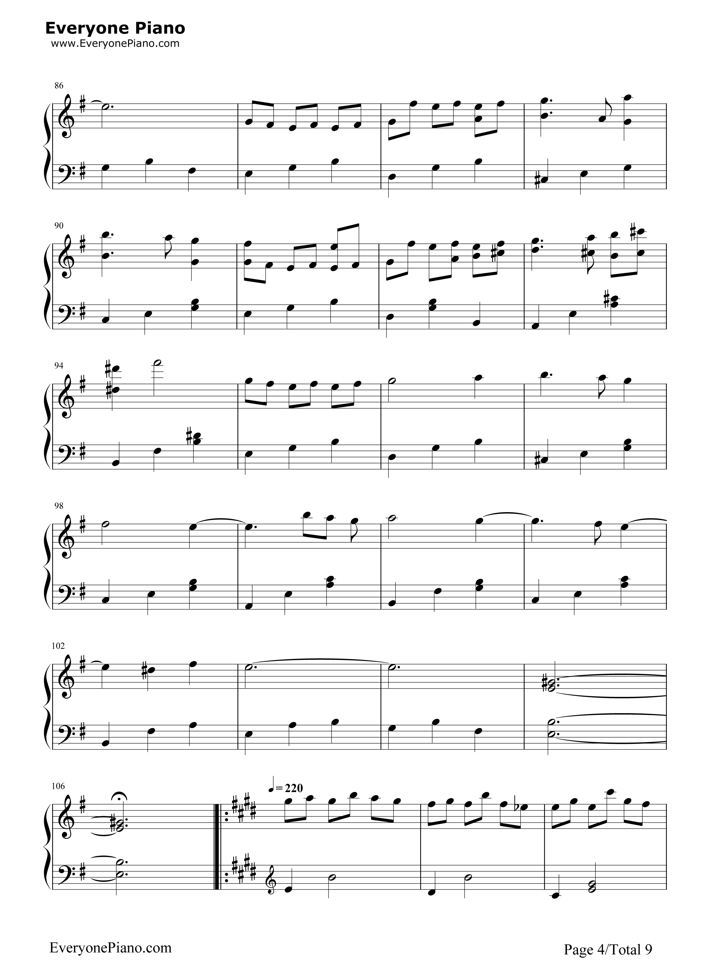 Granado_Espada钢琴谱_IMC_Games