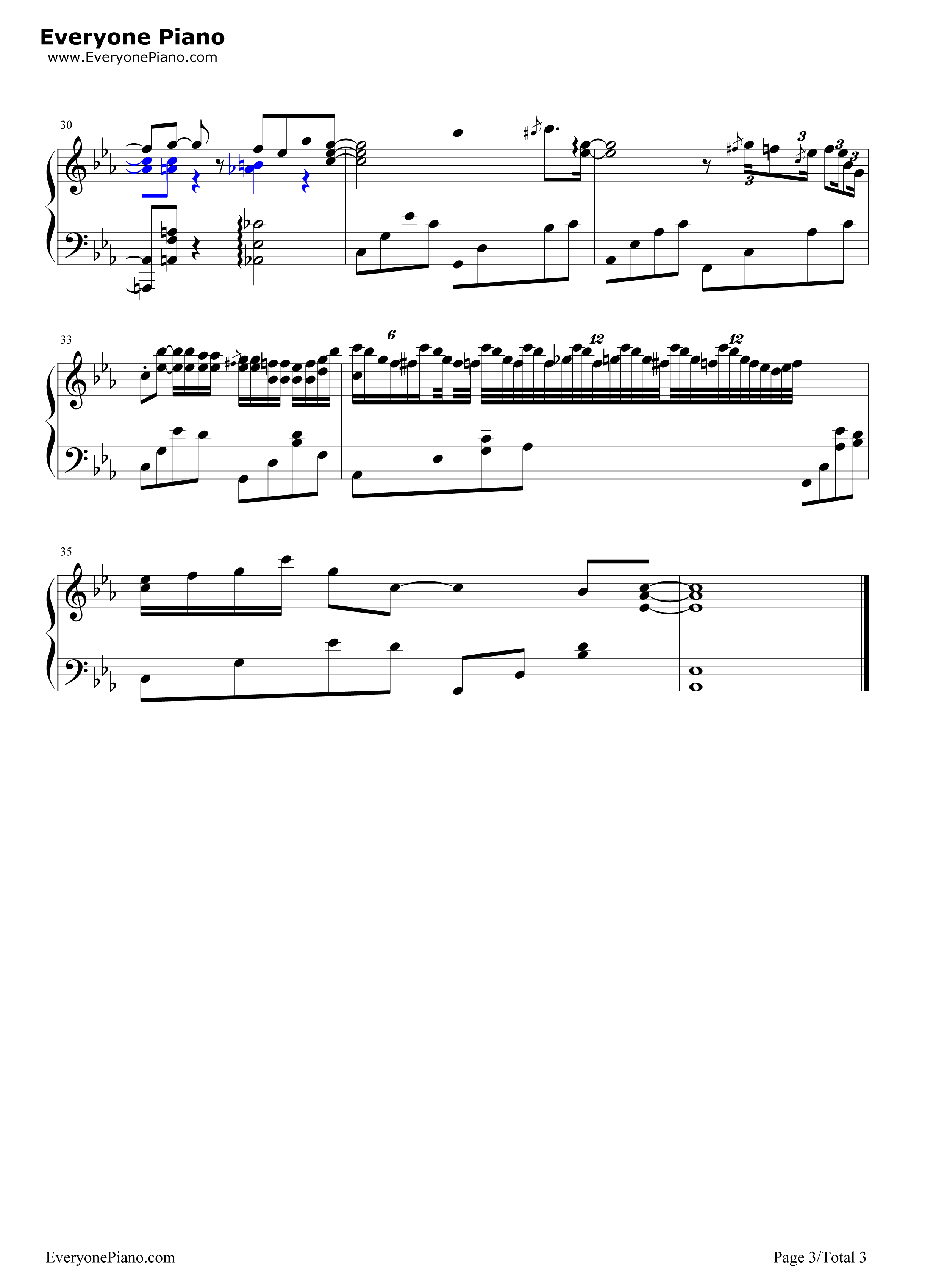 ちいさなひとつぶ钢琴谱_安野希世乃