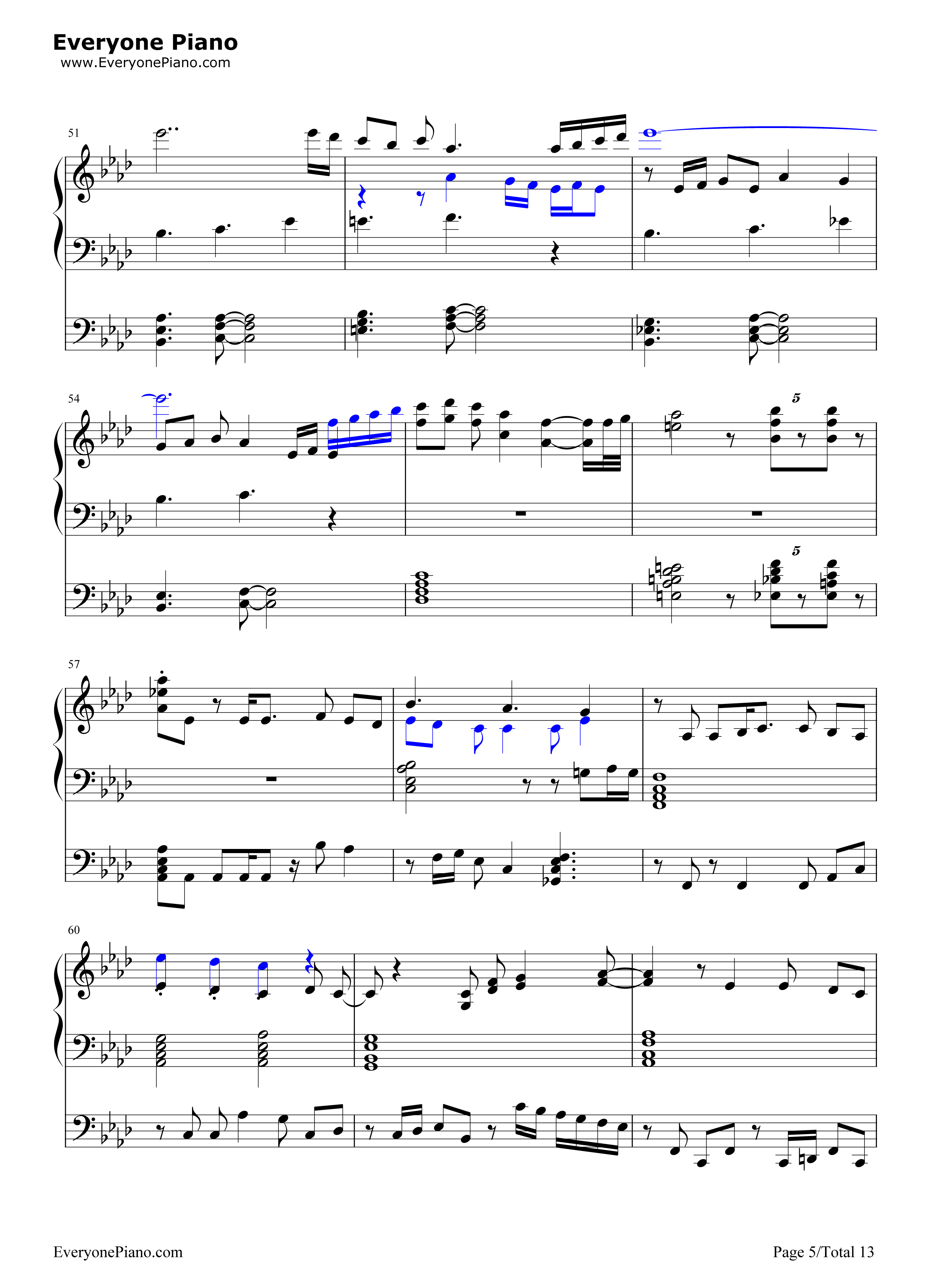 星を辿れば钢琴谱_大原ゆい子