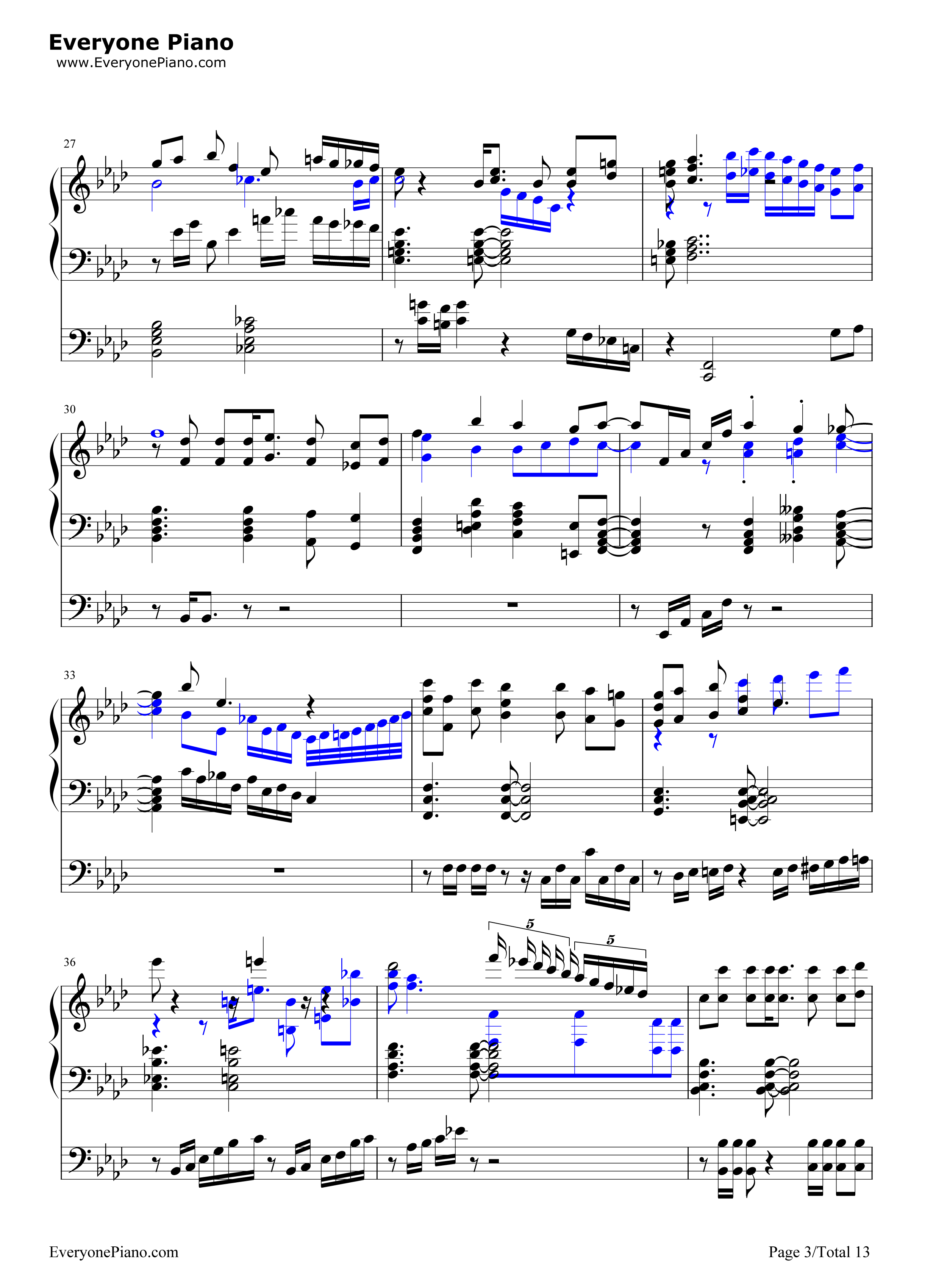 星を辿れば钢琴谱_大原ゆい子