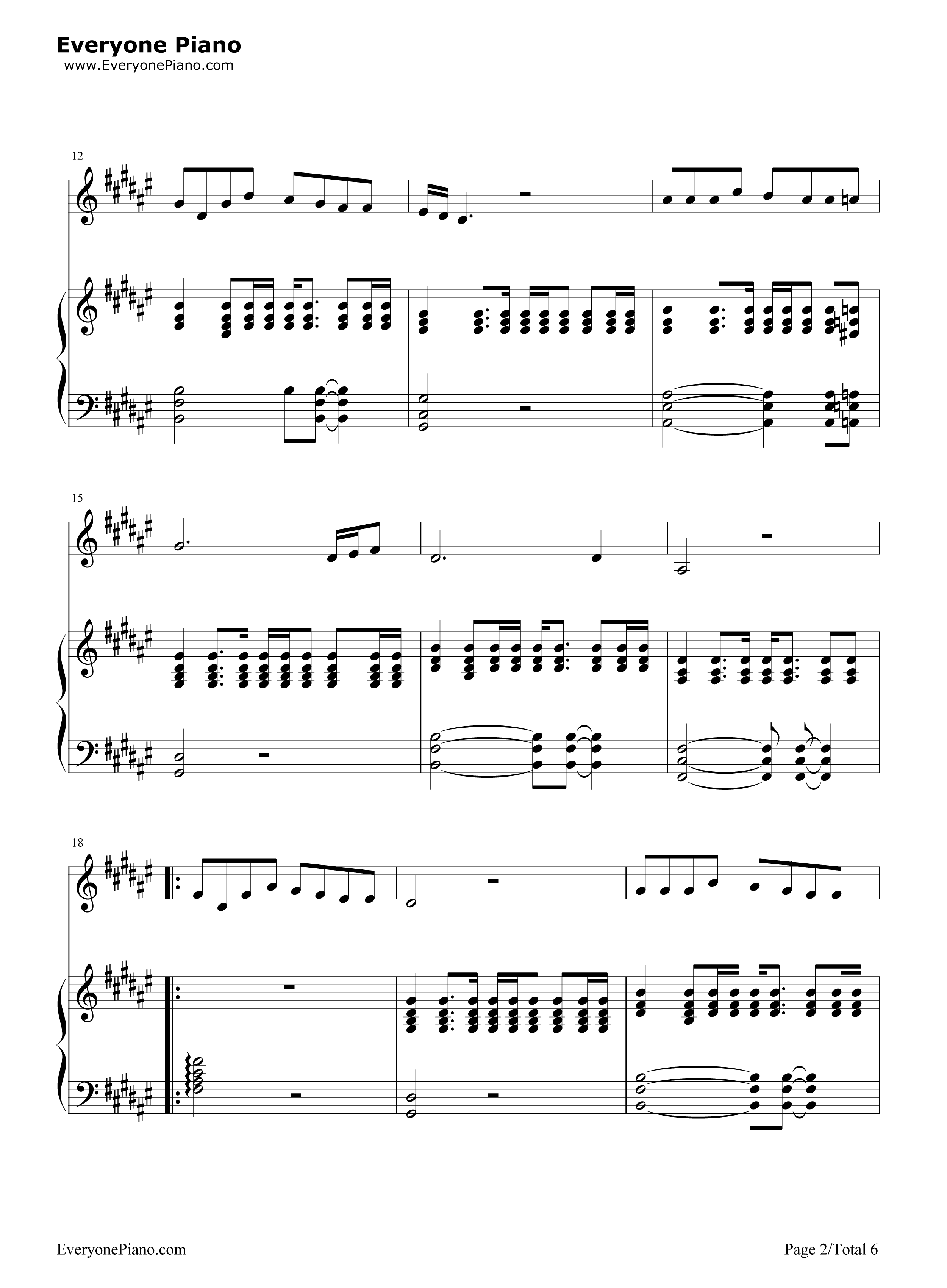 旅行钢琴谱_许巍