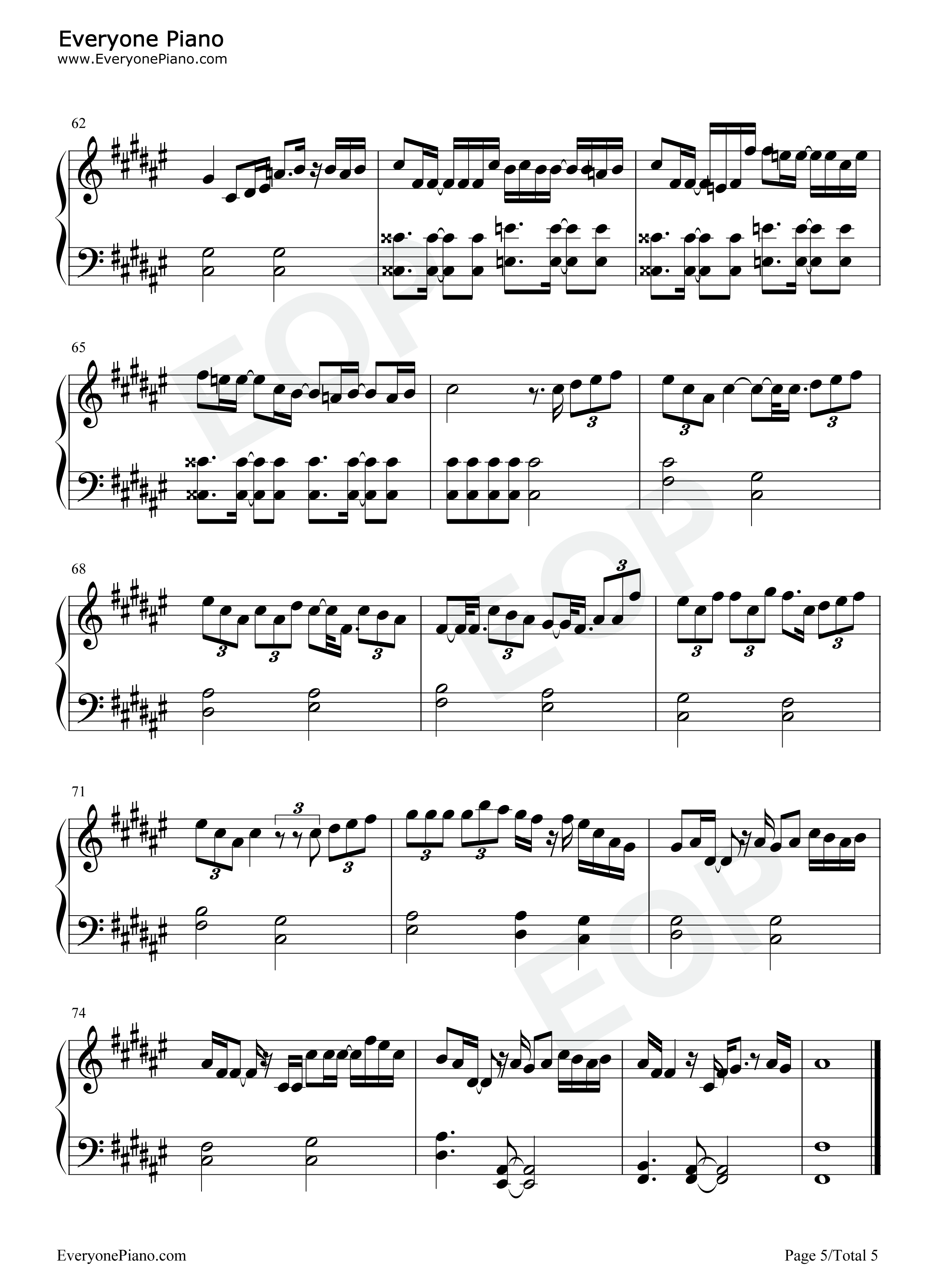 Turn_to_You钢琴谱_FANTASTICS_from_EXILE_TRIBE