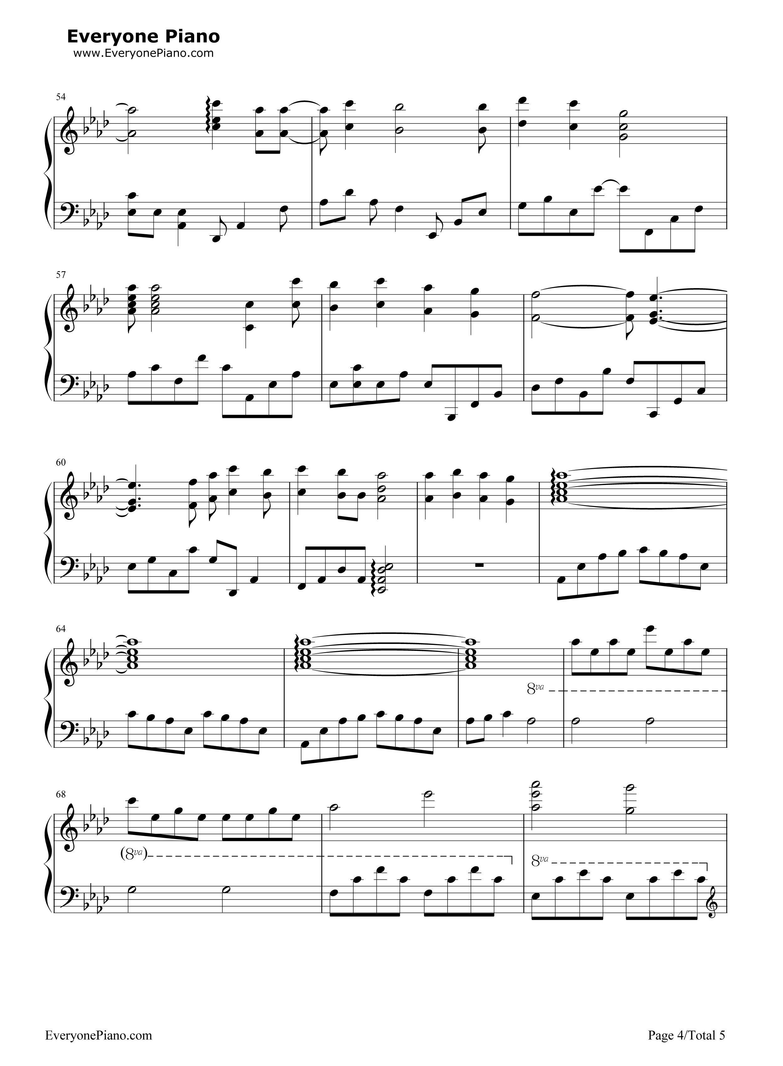 Elemental_World钢琴谱_ChouCho