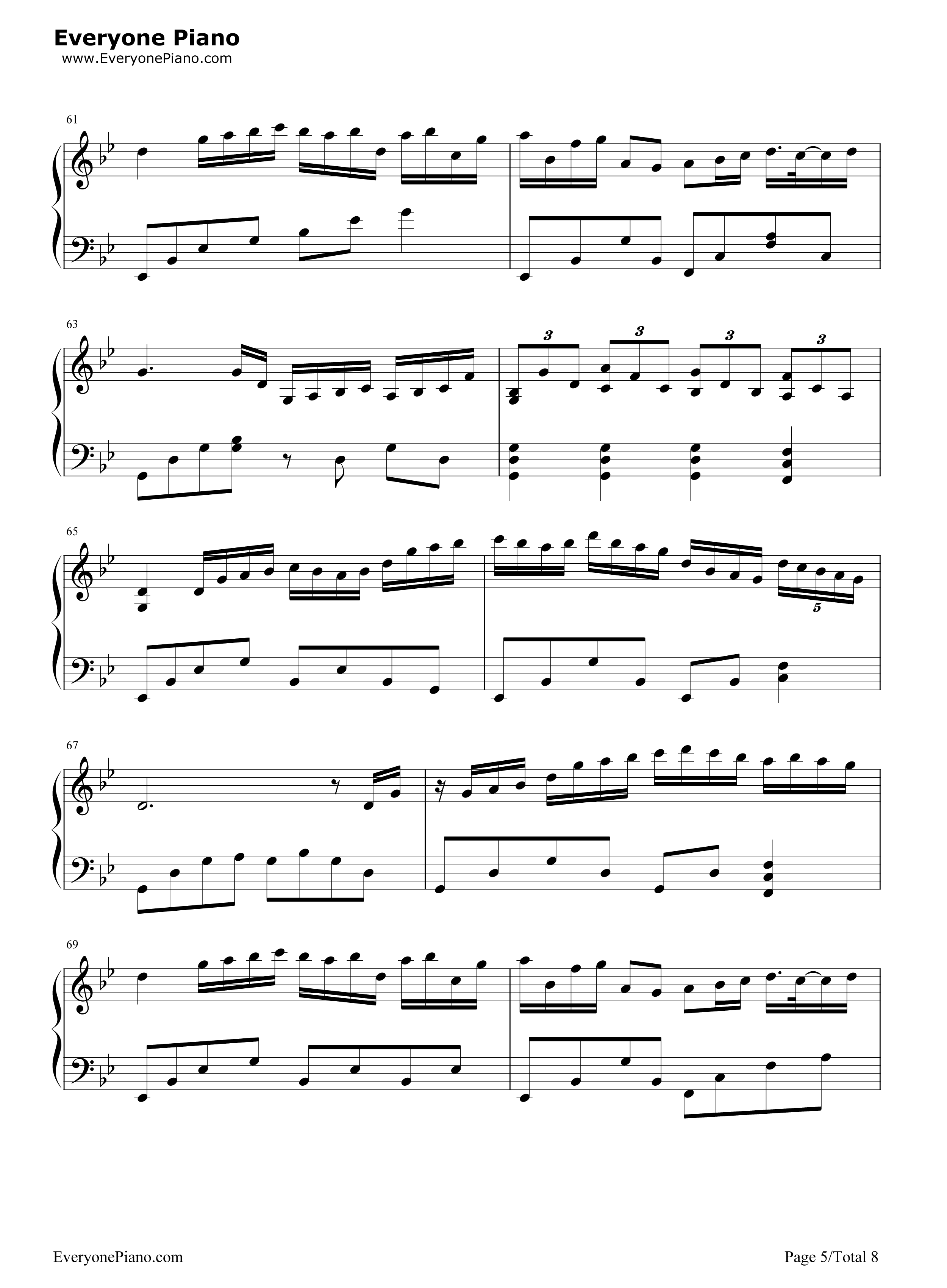 神々が恋した幻想郷钢琴谱_东方Project