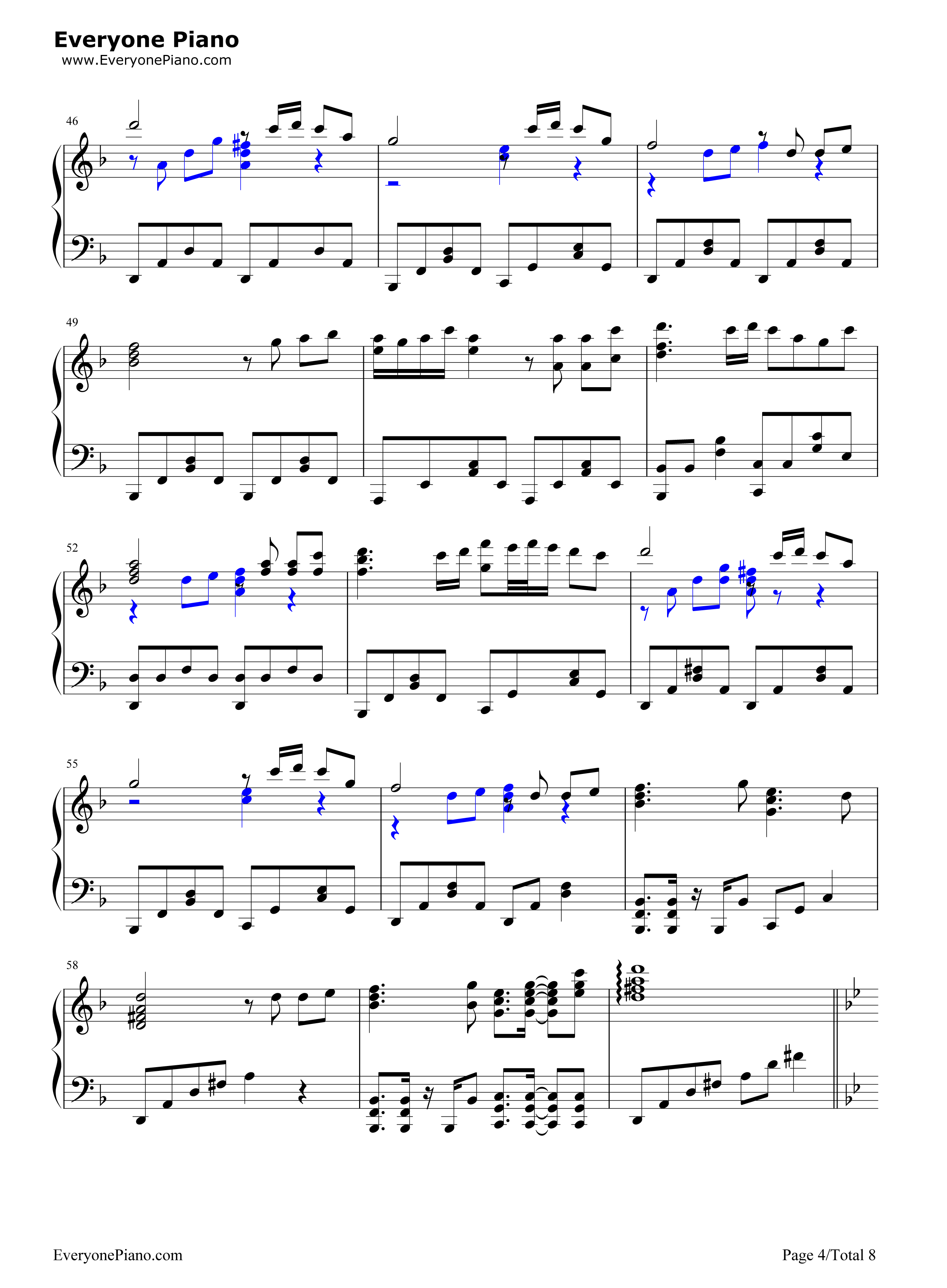 神々が恋した幻想郷钢琴谱_东方Project