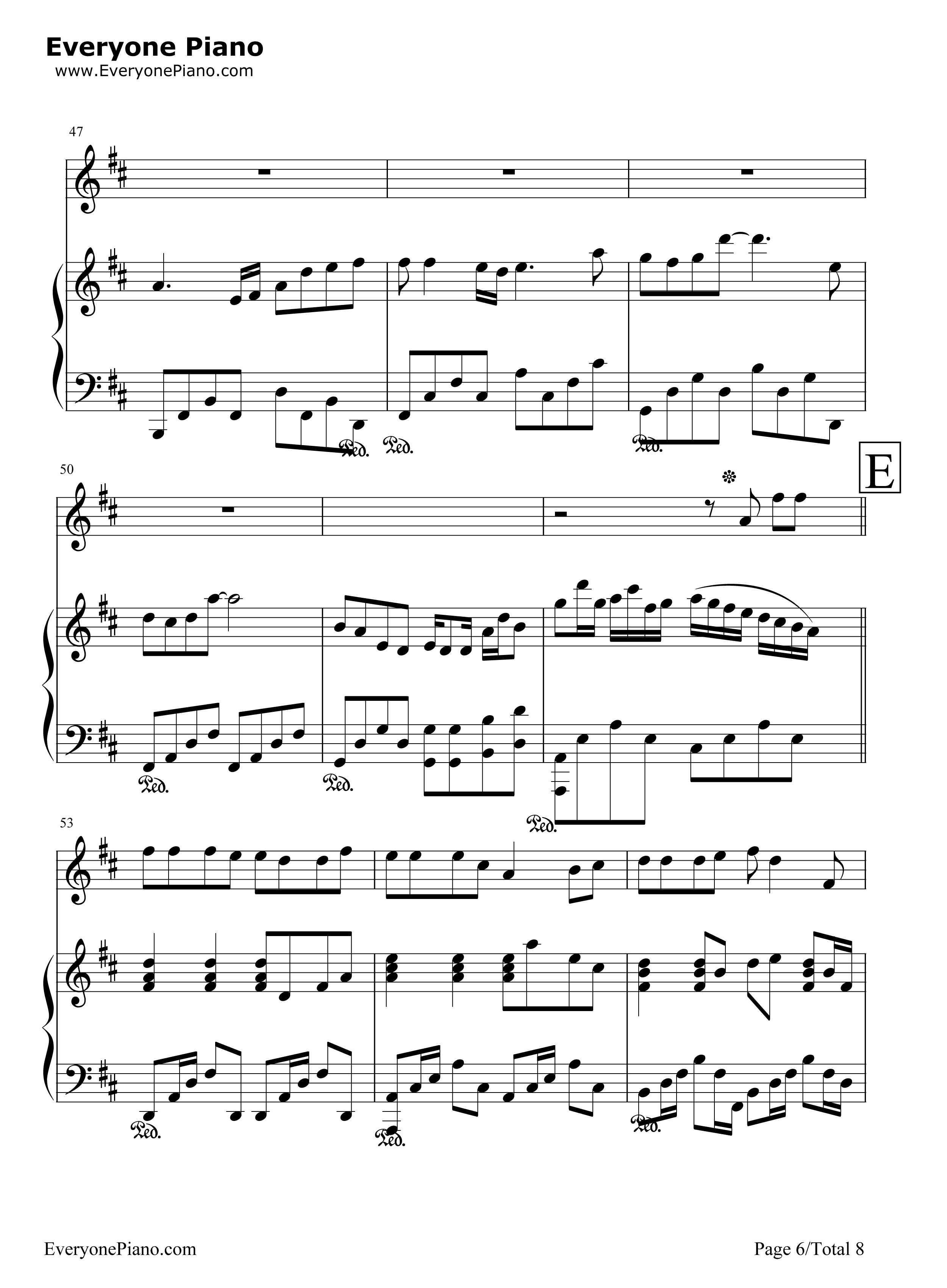 死性不改钢琴谱_Twins_BOY'Z