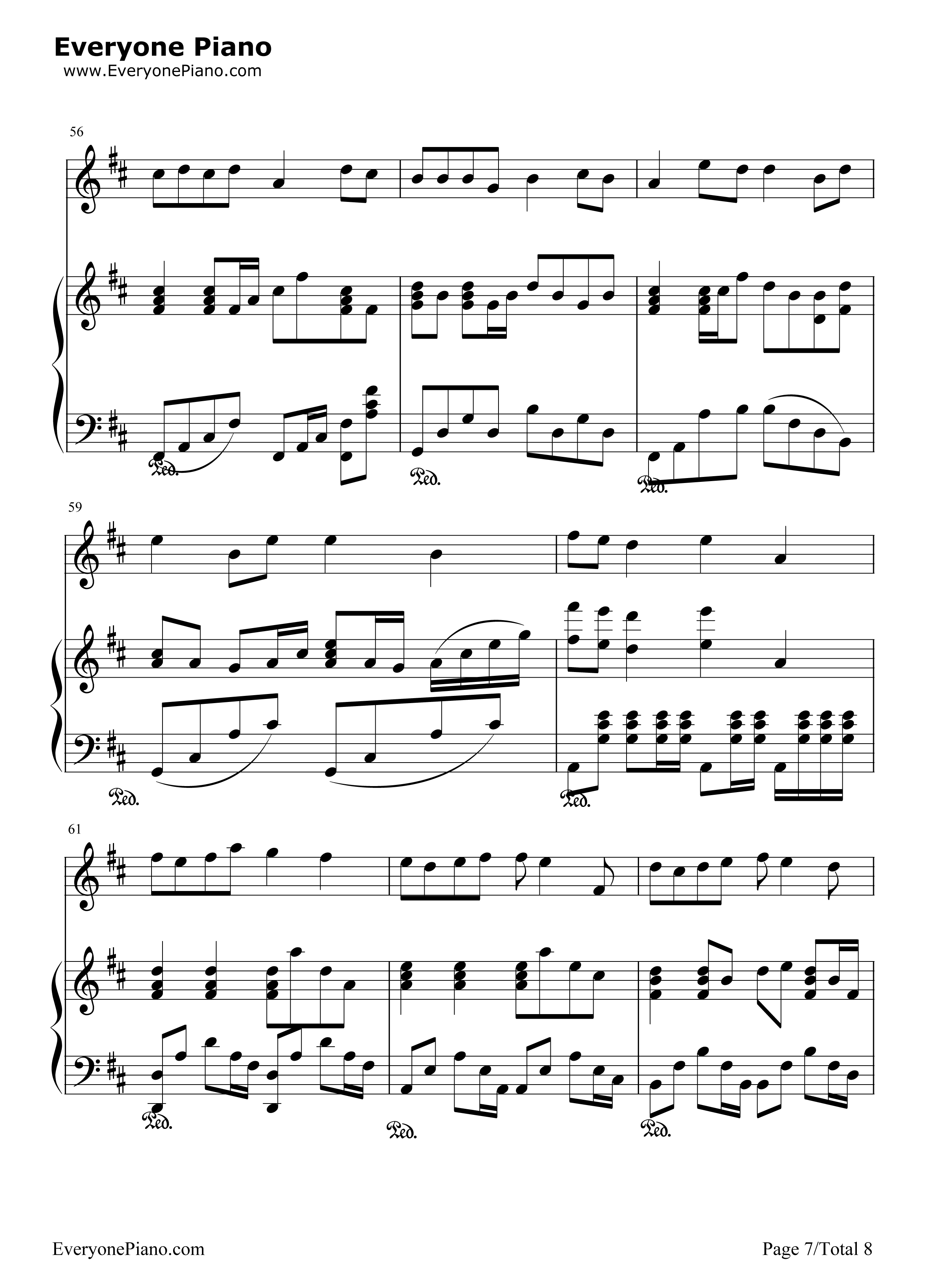 死性不改钢琴谱_Twins_BOY'Z