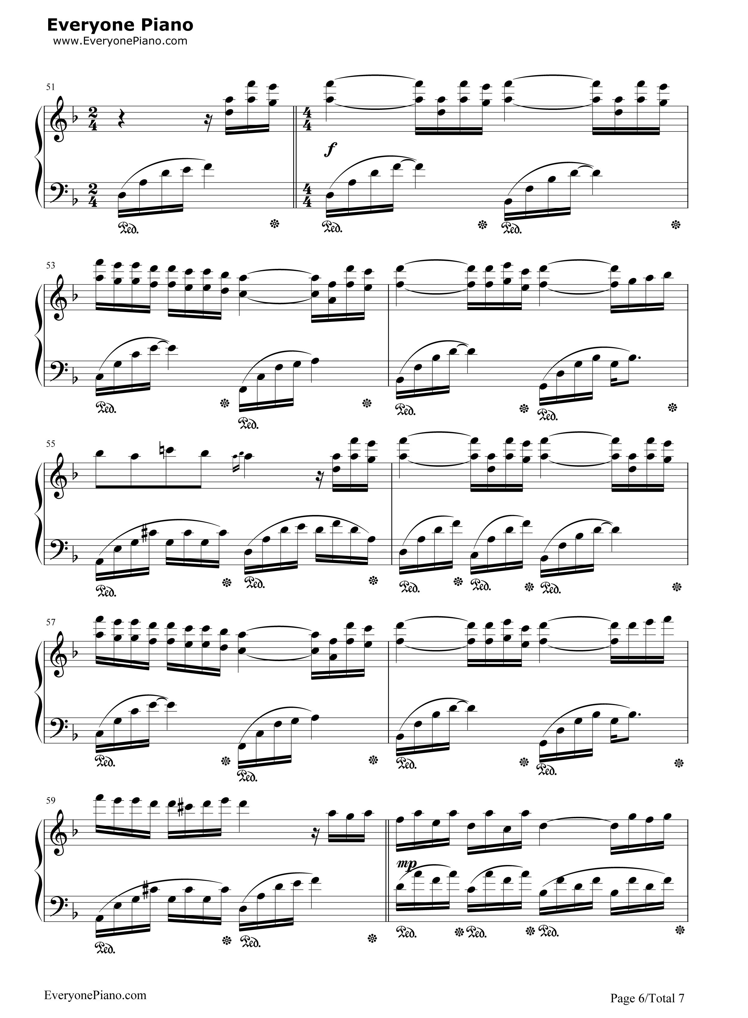 亲亲宝贝钢琴谱_理查德•克莱德曼