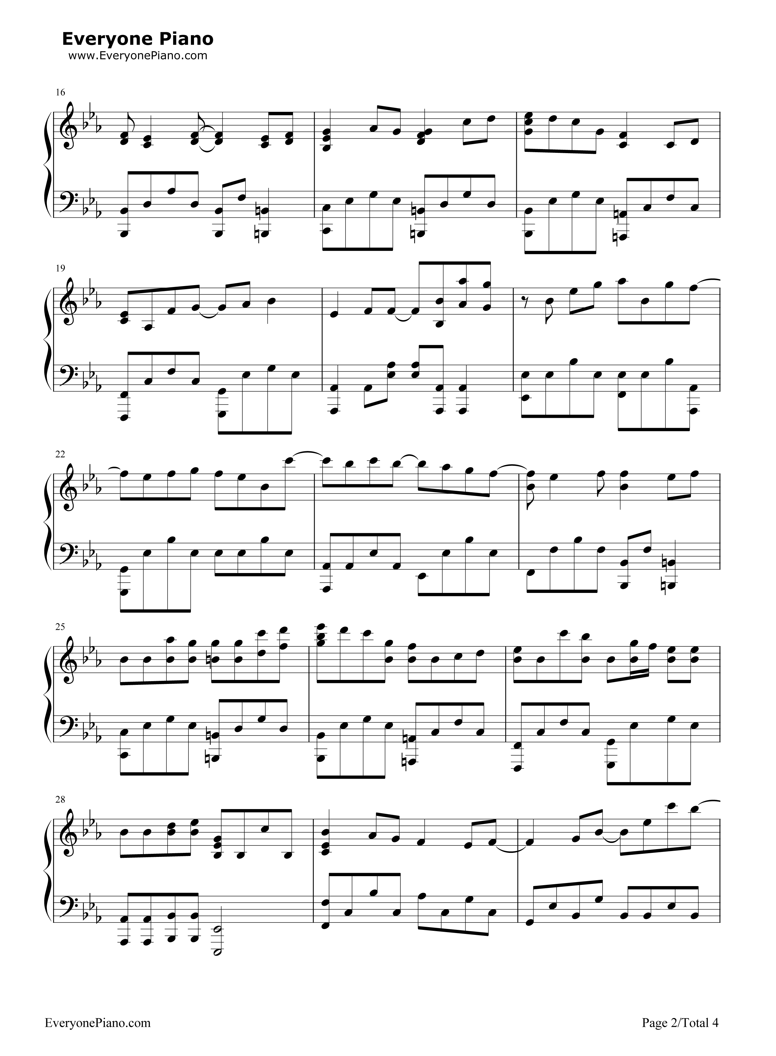 Ray钢琴谱_Bump_of_Chicken_&_初音ミク