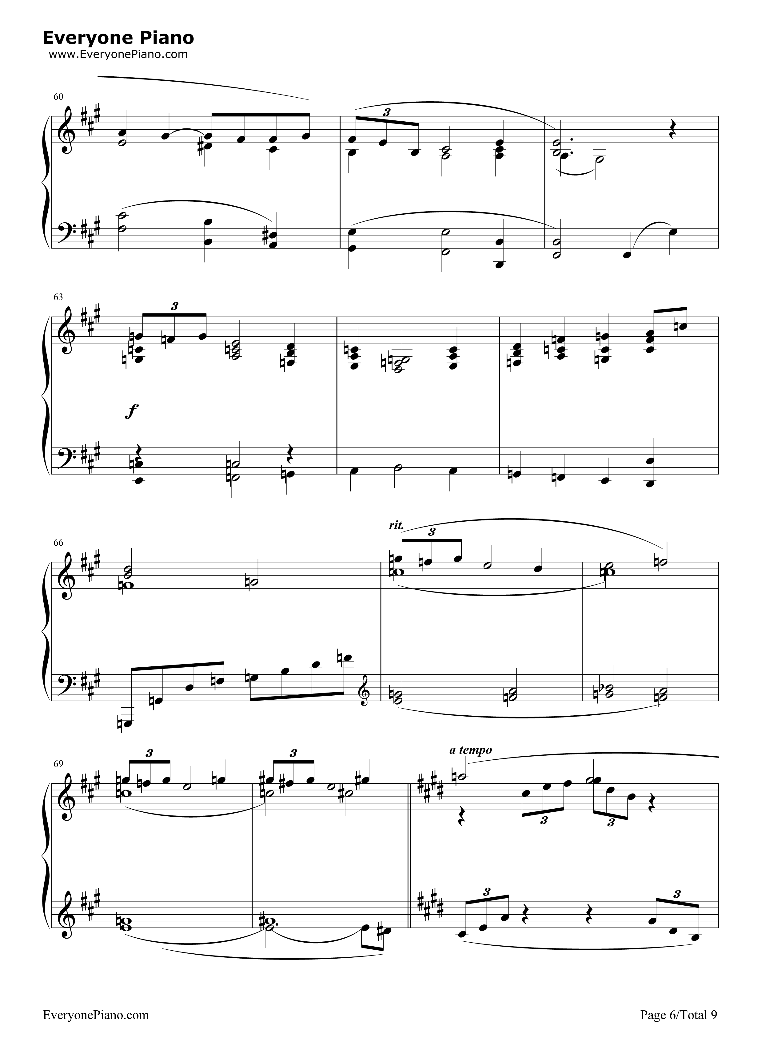 Arabesque_No._1钢琴谱_Claude_Debussy