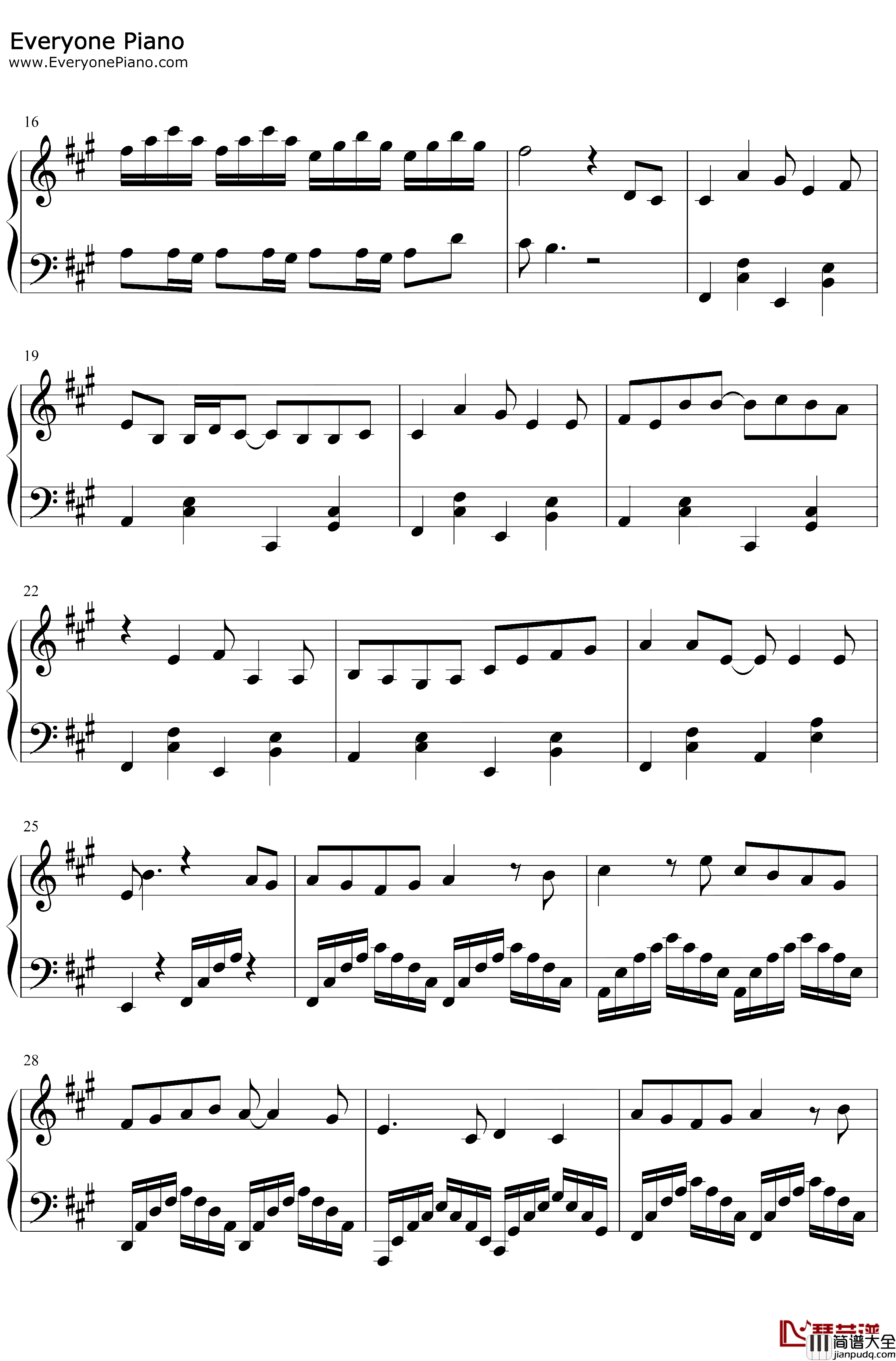 一封孤岛的信钢琴谱_洛天依著小生_钢琴谱：一封孤岛的信