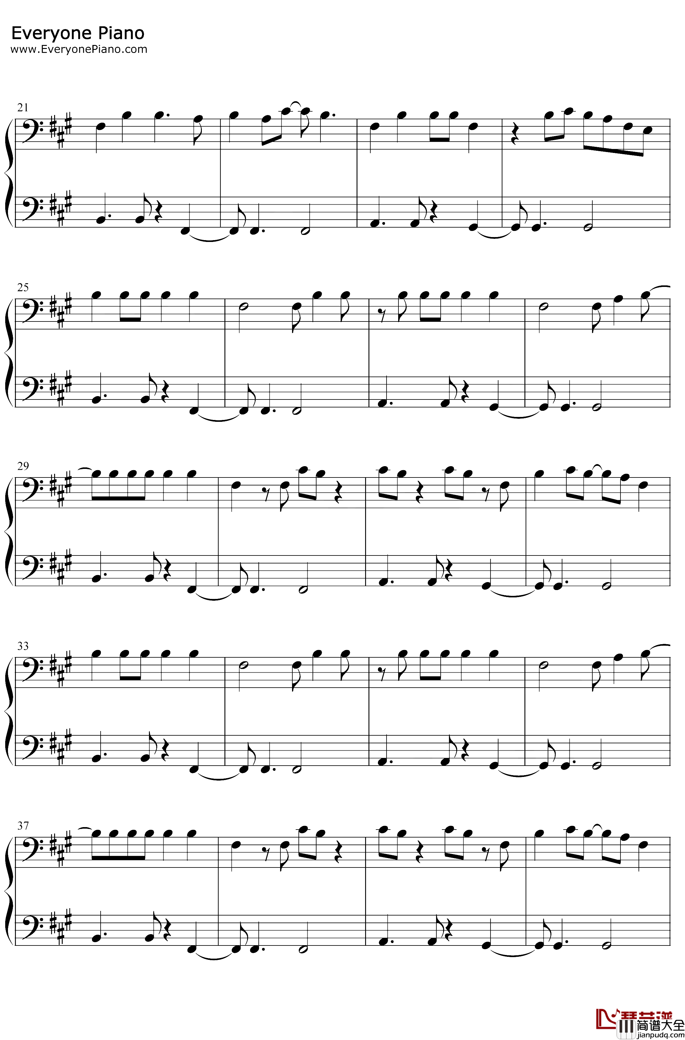 Dance_with_Me钢琴谱_Diplo_Thomas_Rhett_Young_Thug