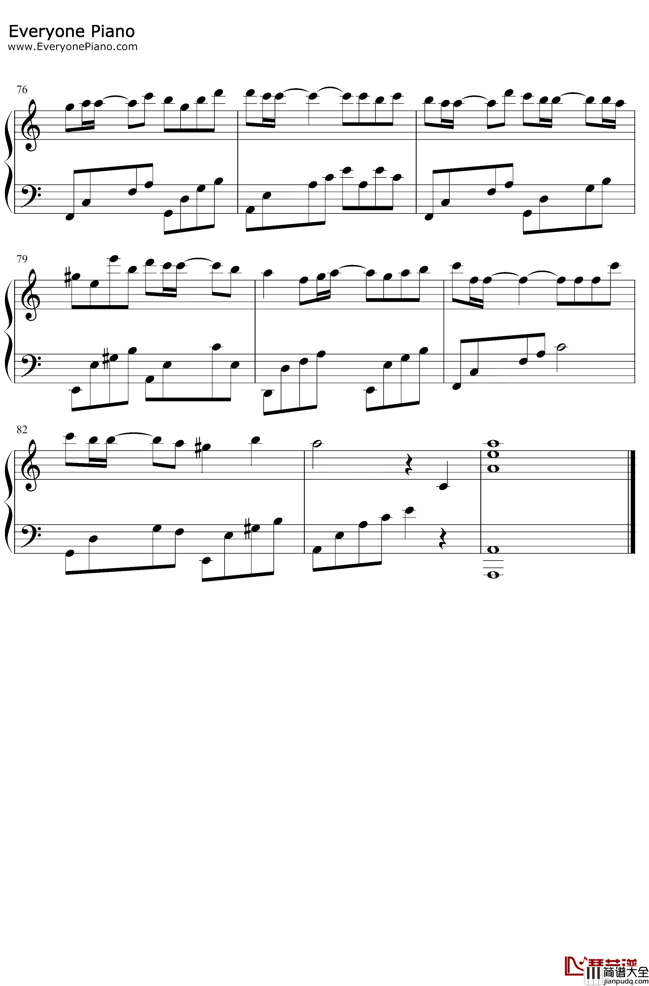 吹梦到西洲钢琴谱_黄诗扶妖扬_抖音唯美古风歌曲