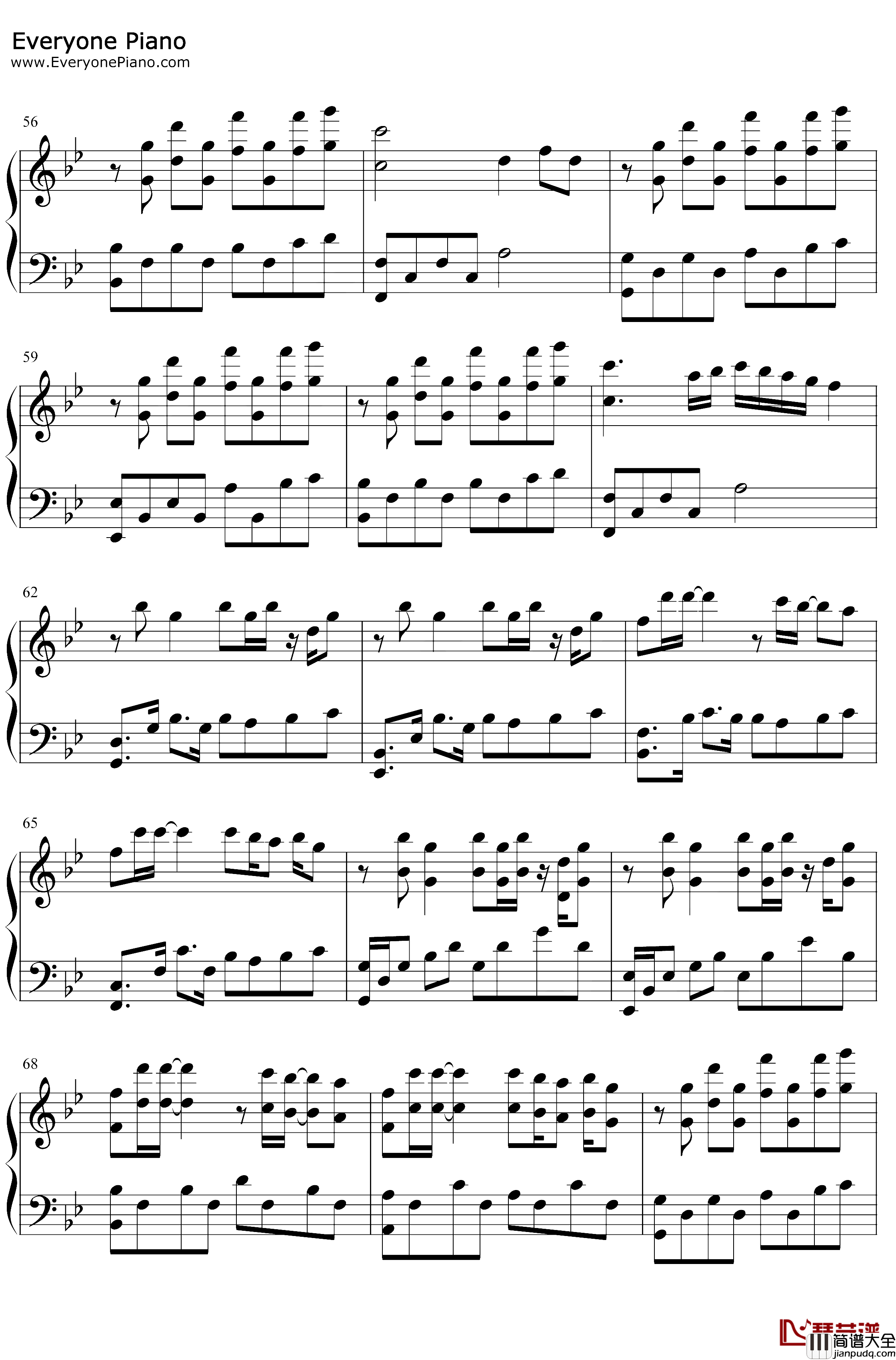 破茧钢琴谱_张韶涵_斗罗大陆动画2020年新主题曲