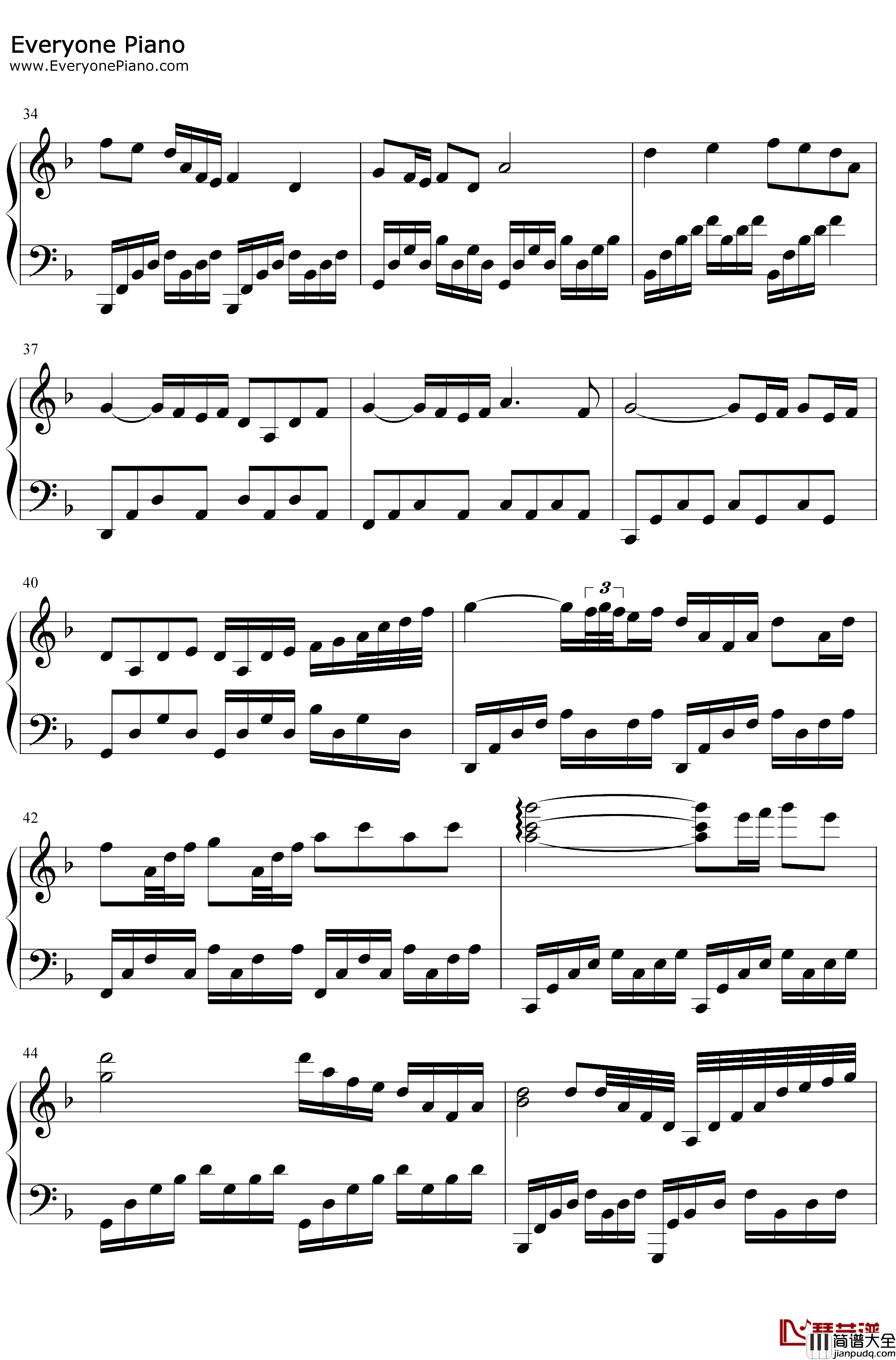 Crystallize钢琴谱_LindseyStirling_治愈纯音乐