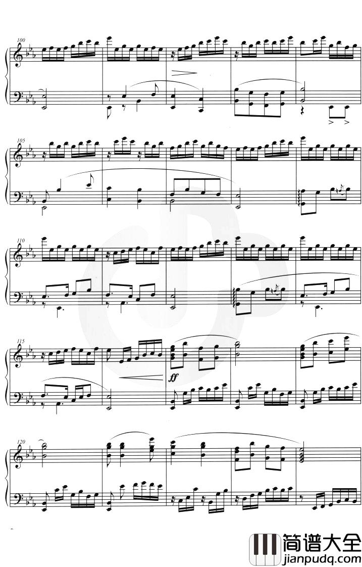 花鼓钢琴谱_瞿维_G调