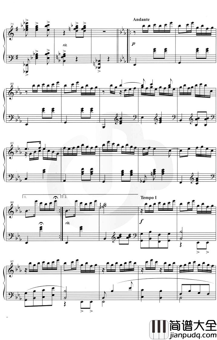 花鼓钢琴谱_瞿维_G调