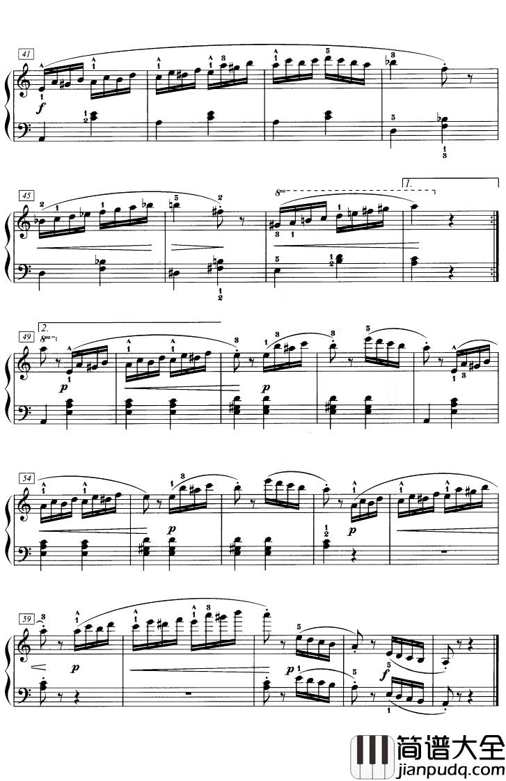 冬日的风钢琴谱_孔空_C调