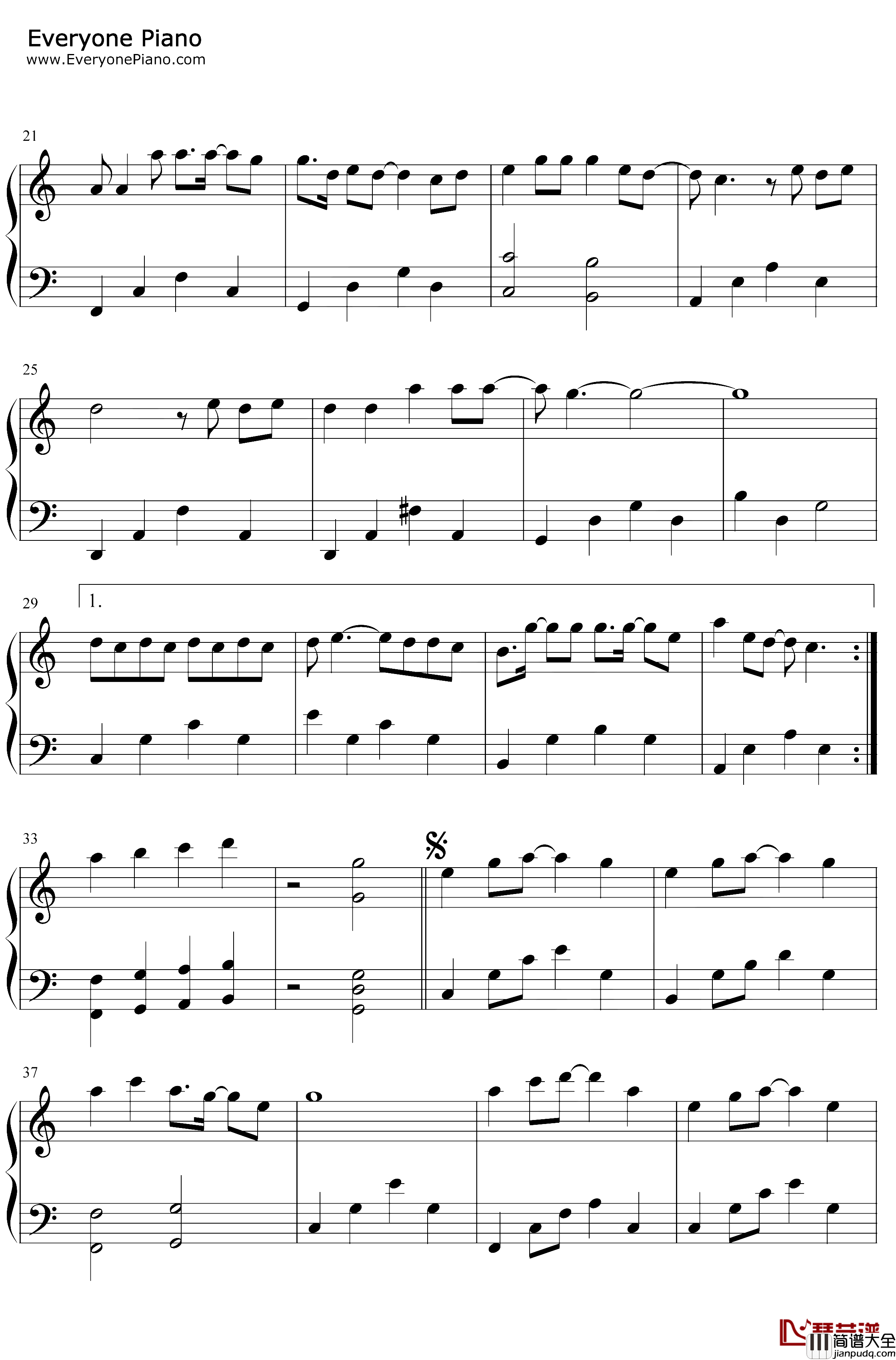 只要有你钢琴谱_古巨基/黄奕/马伊琍/周杰/黄晓明/刘涛_最怕有一天你离我远去那将是我最大的悲剧_抖音情歌