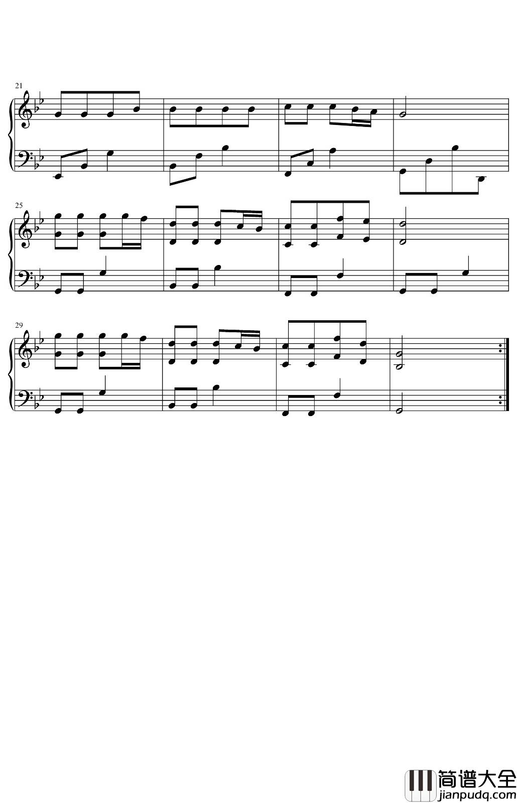 点歌的人钢琴谱_海来阿木_降B调