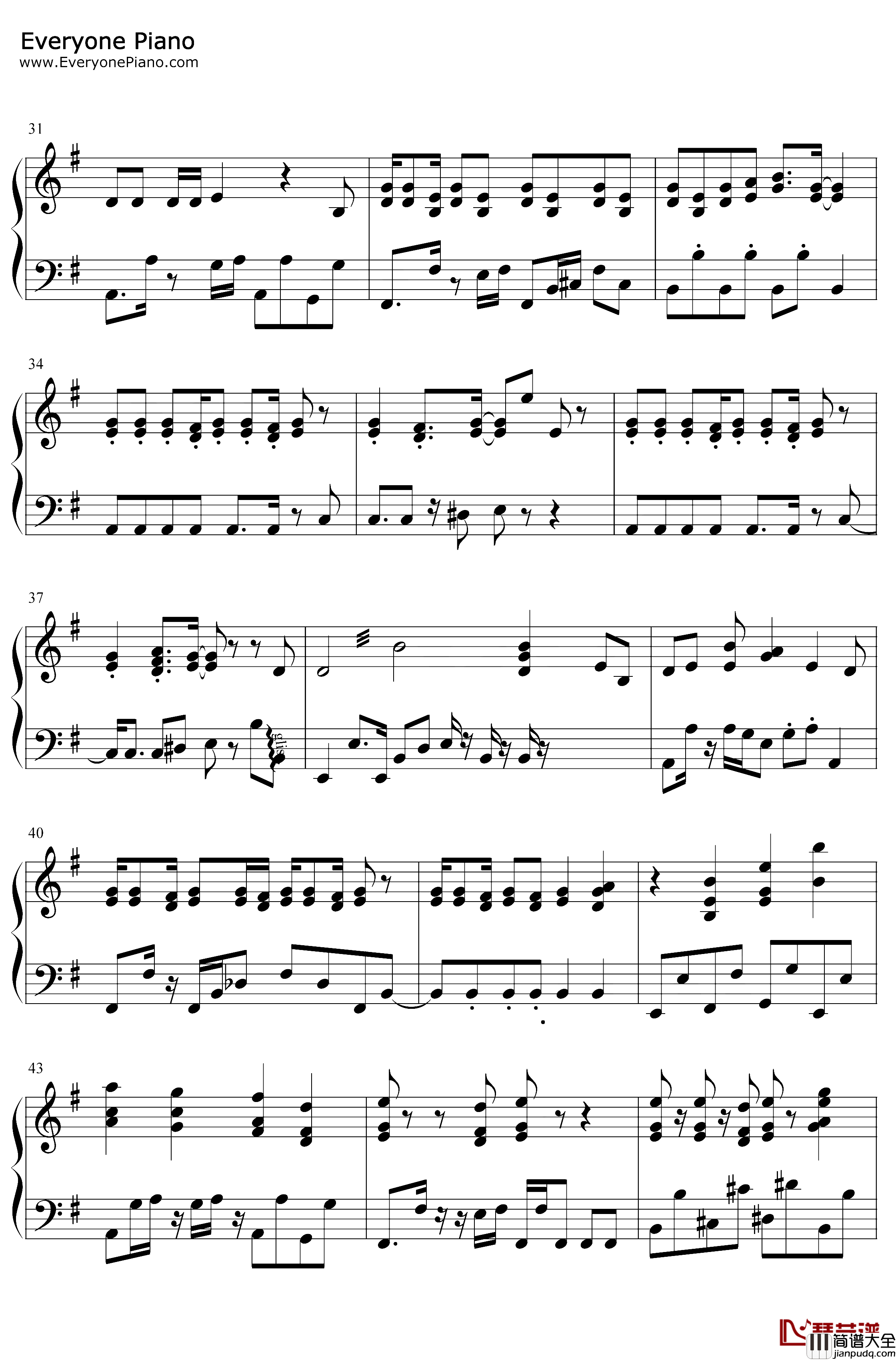 ナナナナナナナ钢琴谱_佐伯ユウスケ_游戏王SEVENS片头曲