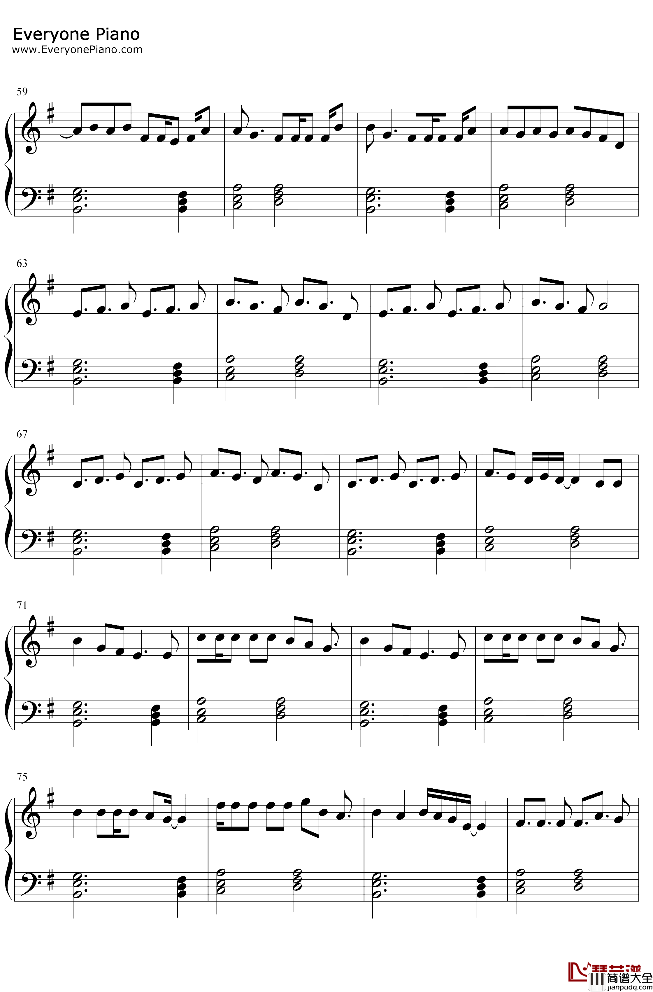 X钢琴谱_Jonas_Brothers_Karol_G_JonasBrothers