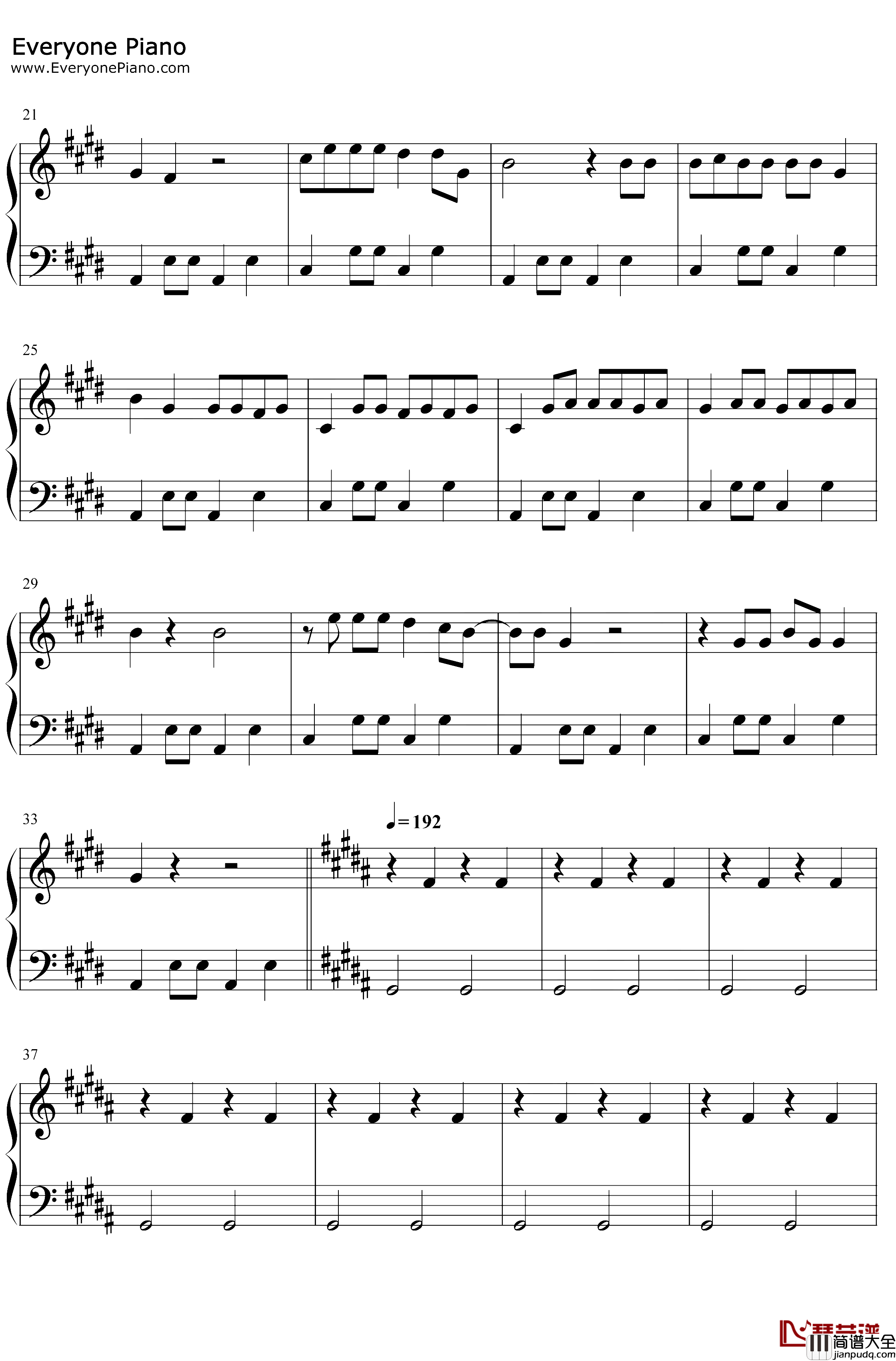 Safaera钢琴谱_Bad_Bunny_Jowell&Randy_Ñengo_Flow_Bad_Bunny